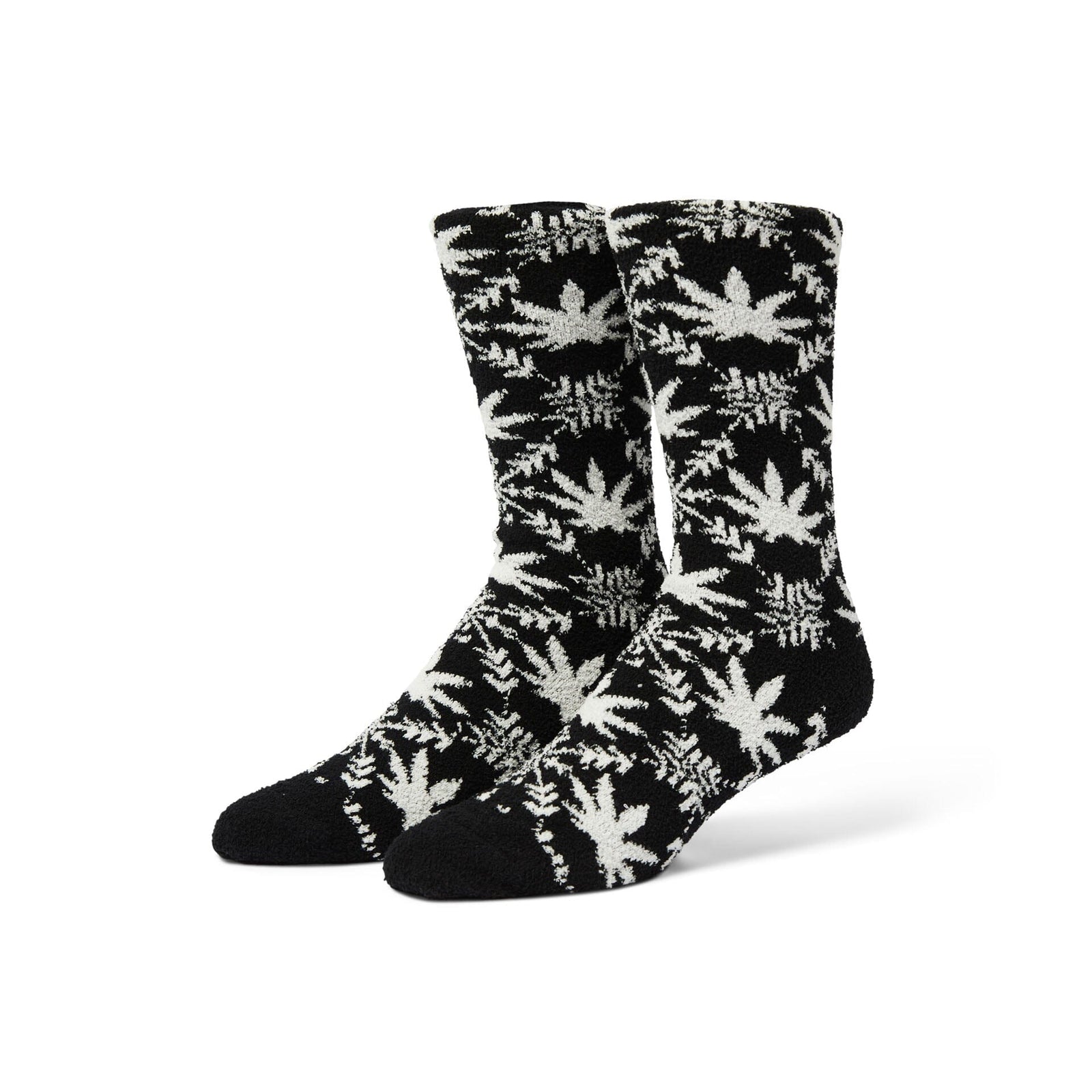 HUF Arctic Plantlife Fuzzy Sock Black Socks HUF 