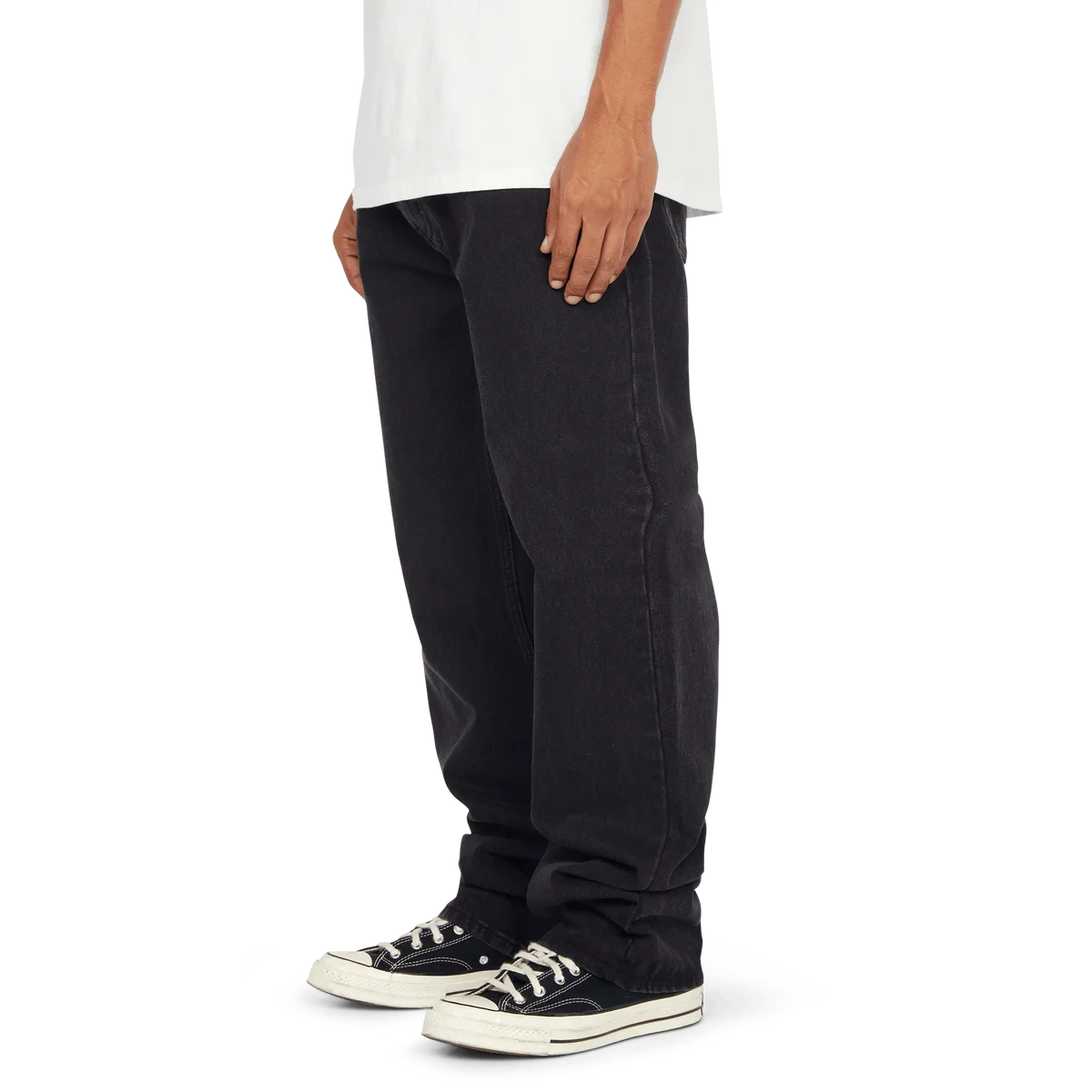 HUF Basic Ass Jeans Faded Black pants HUF 