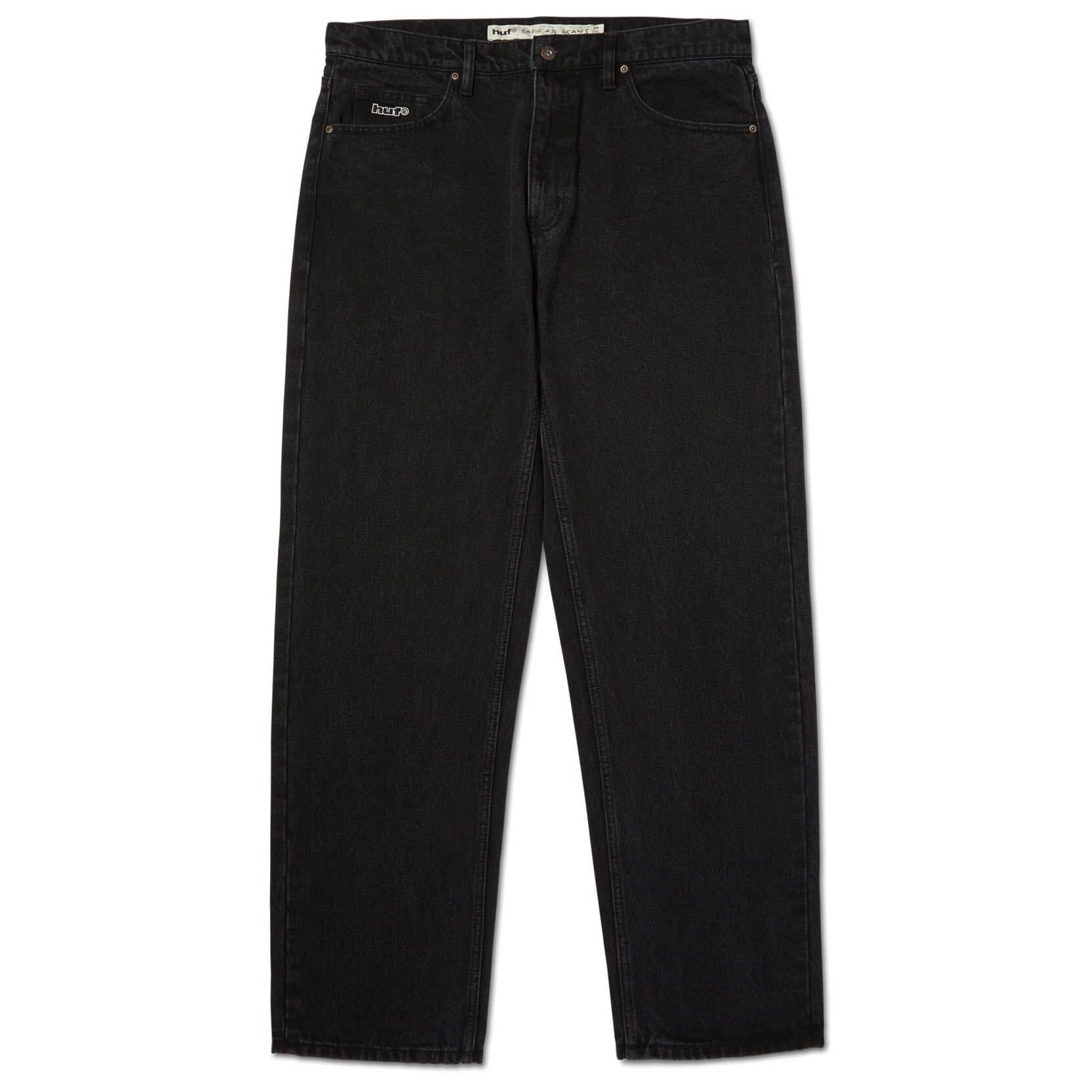 HUF Basic Ass Jeans Faded Black pants HUF 