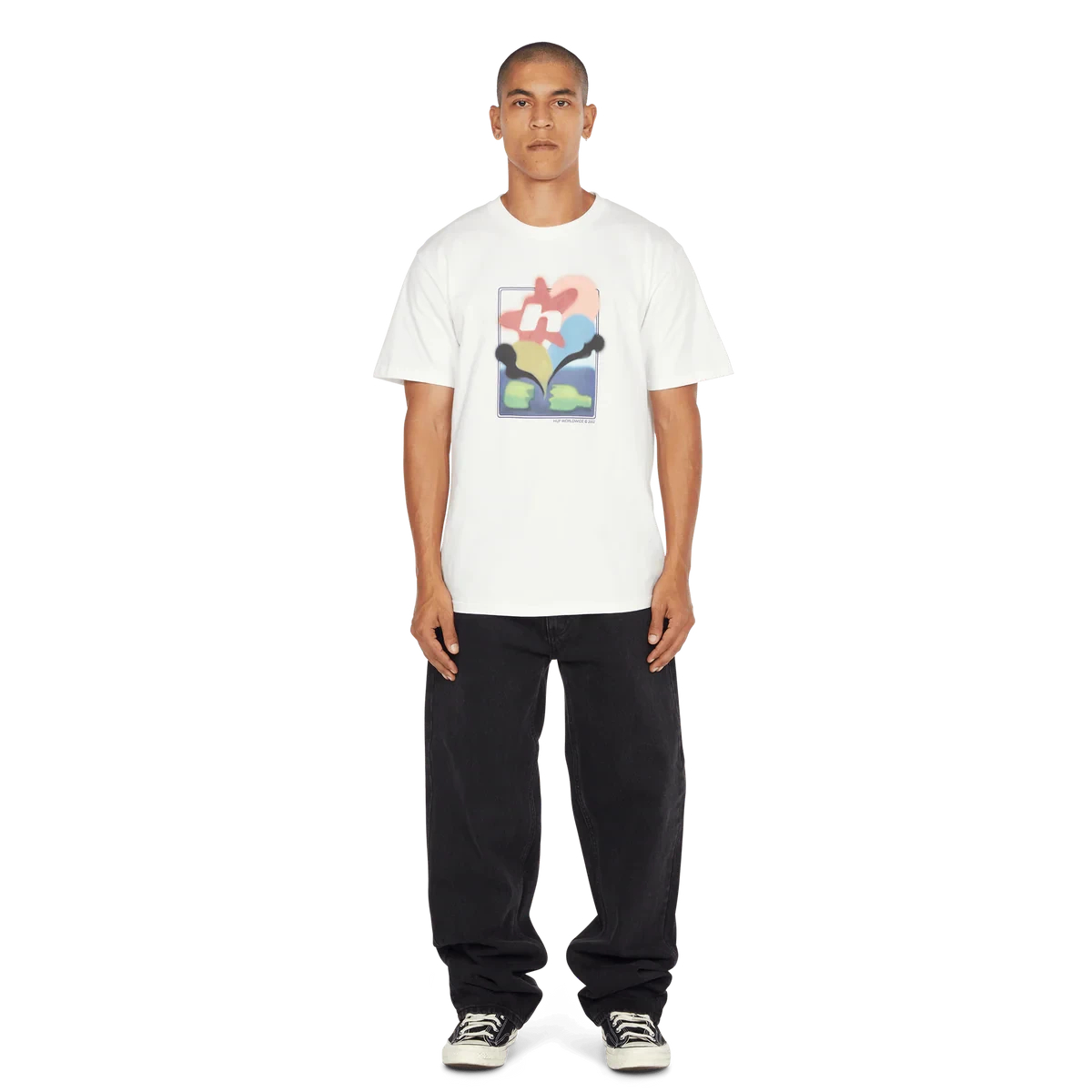 HUF Basic Ass Jeans Faded Black pants HUF 