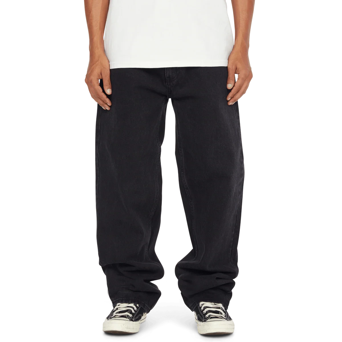 HUF Basic Ass Jeans Faded Black pants HUF 