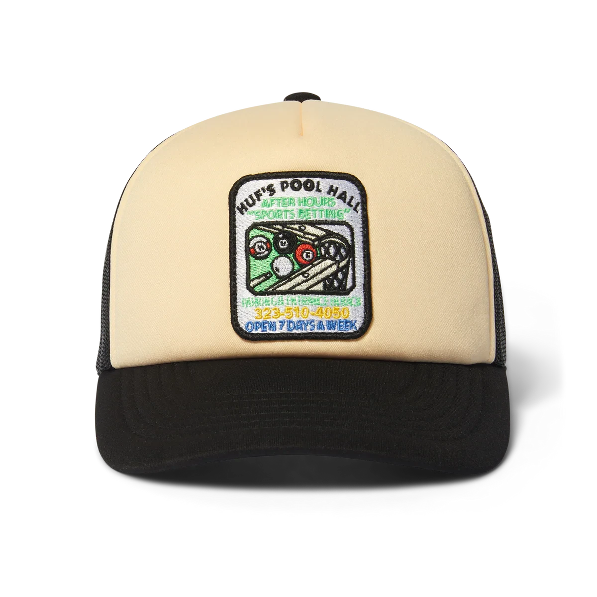 HUF Billiards Trucker Natural Hats HUF 