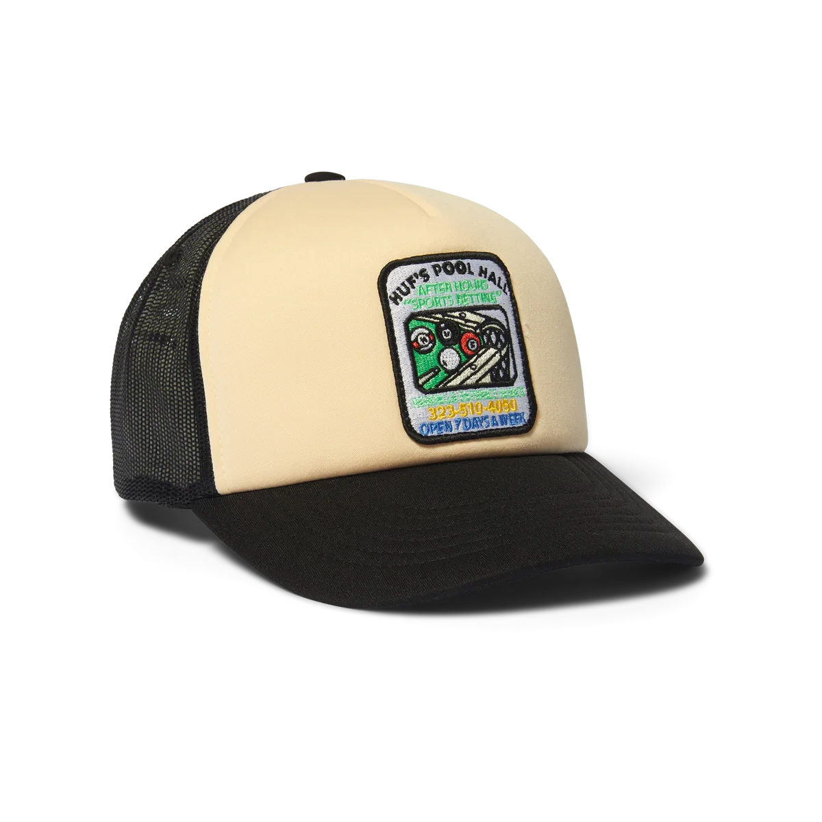 HUF Billiards Trucker Natural Hats HUF 