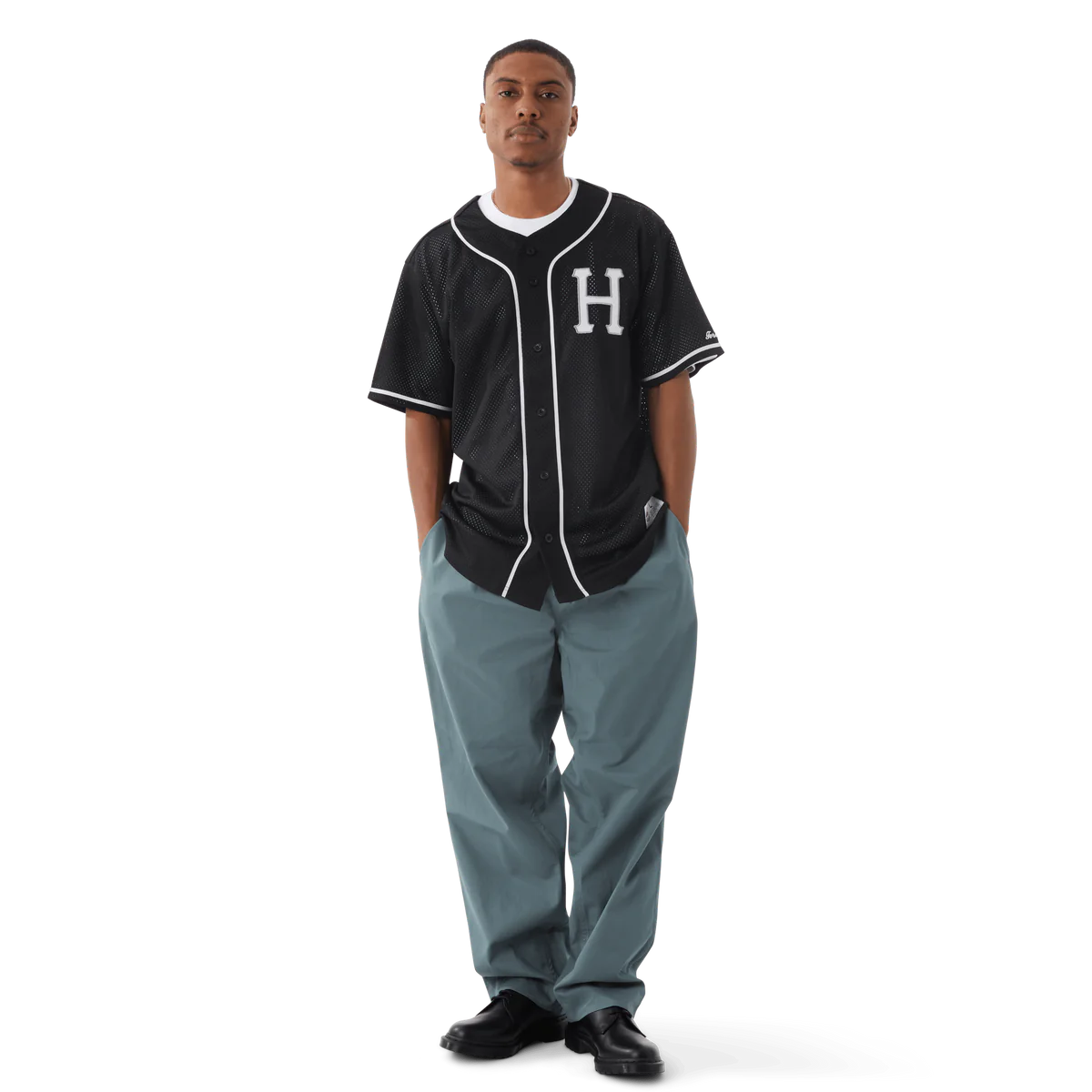 HUF Brushed Skate Pant Sage pants HUF 