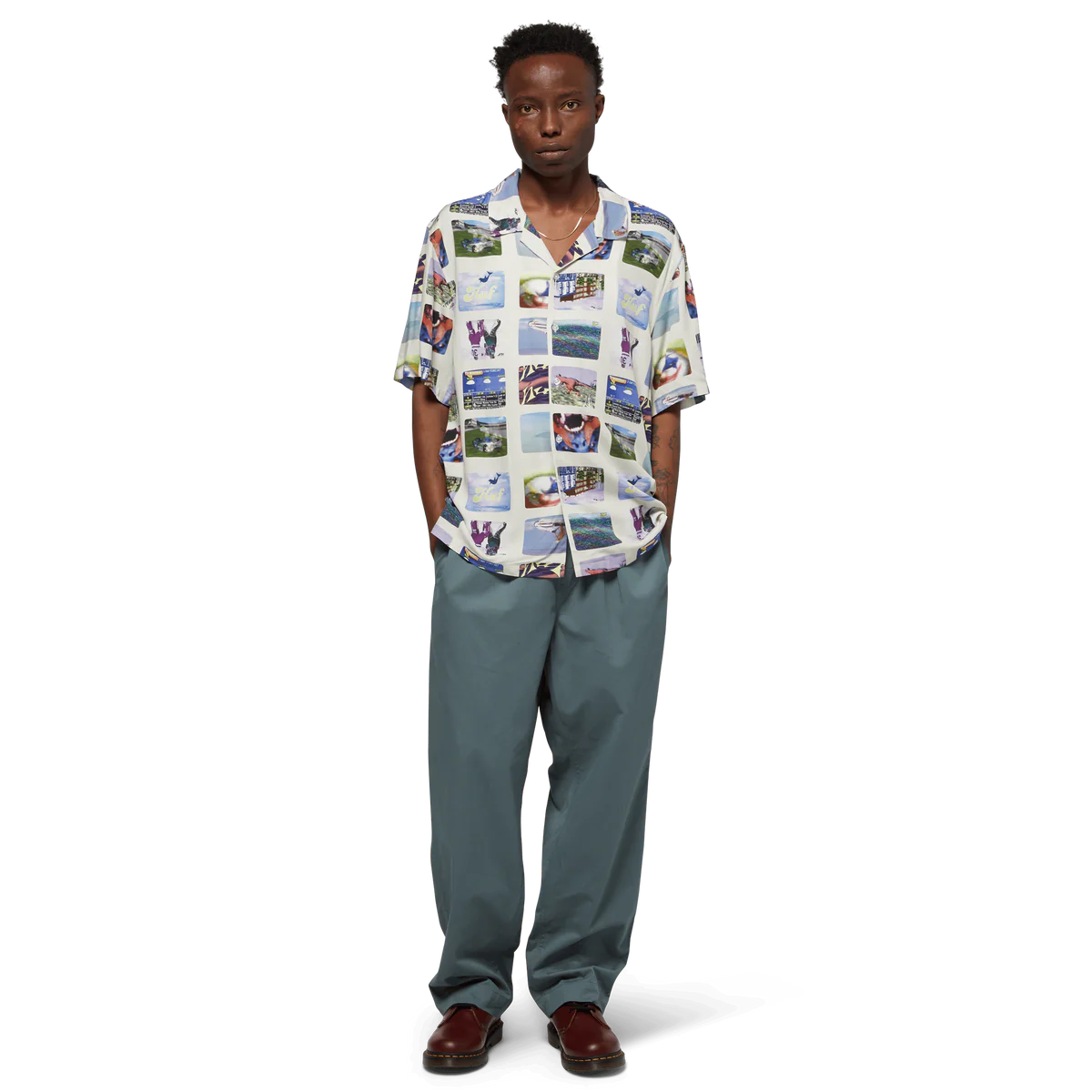 HUF Brushed Skate Pant Sage pants HUF 