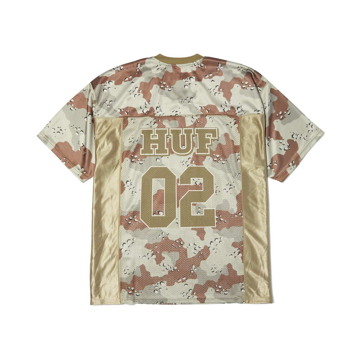 HUF Camo Football Jersey Brown shirts HUF 