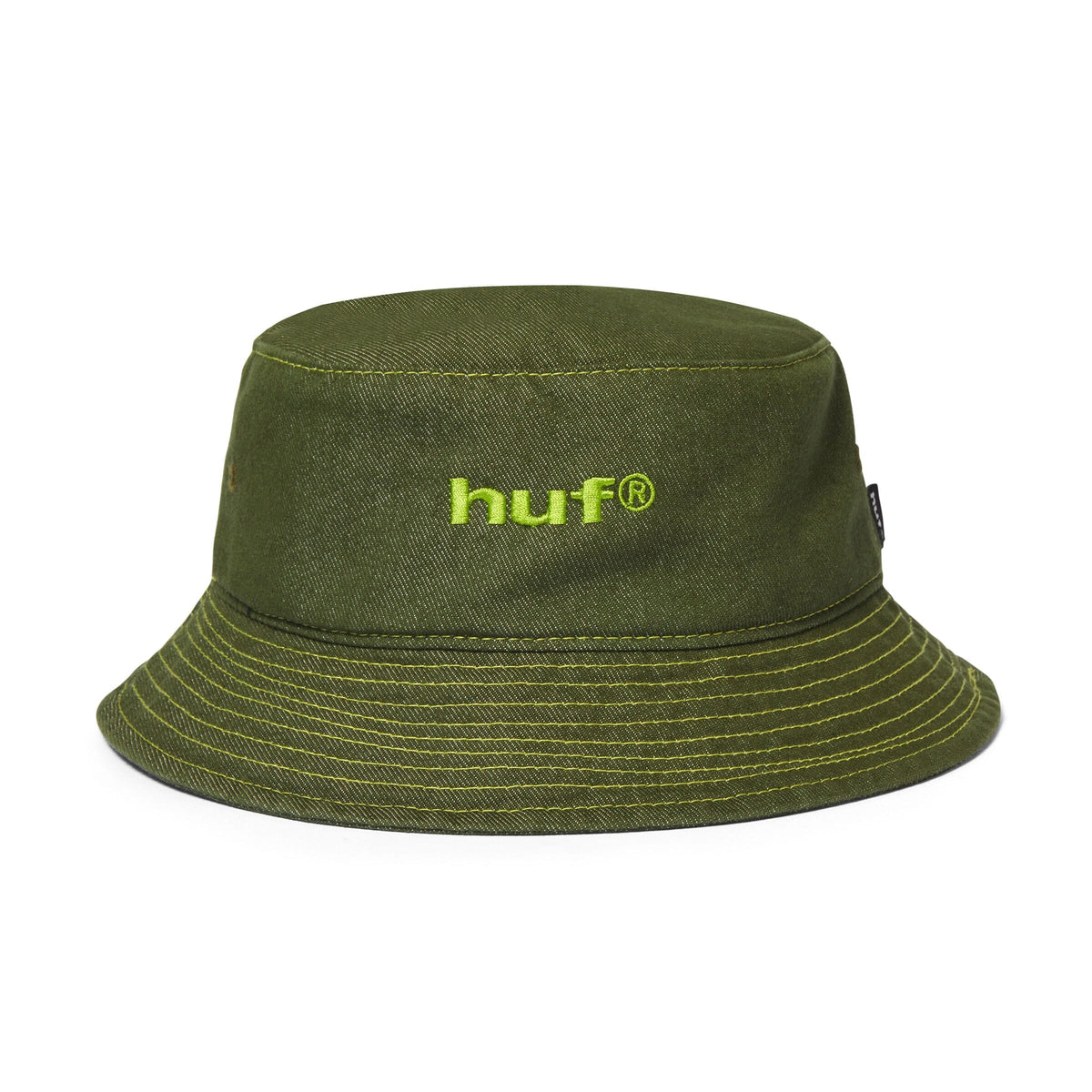 HUF Cassel Bucket Hat Green bucket hats HUF 