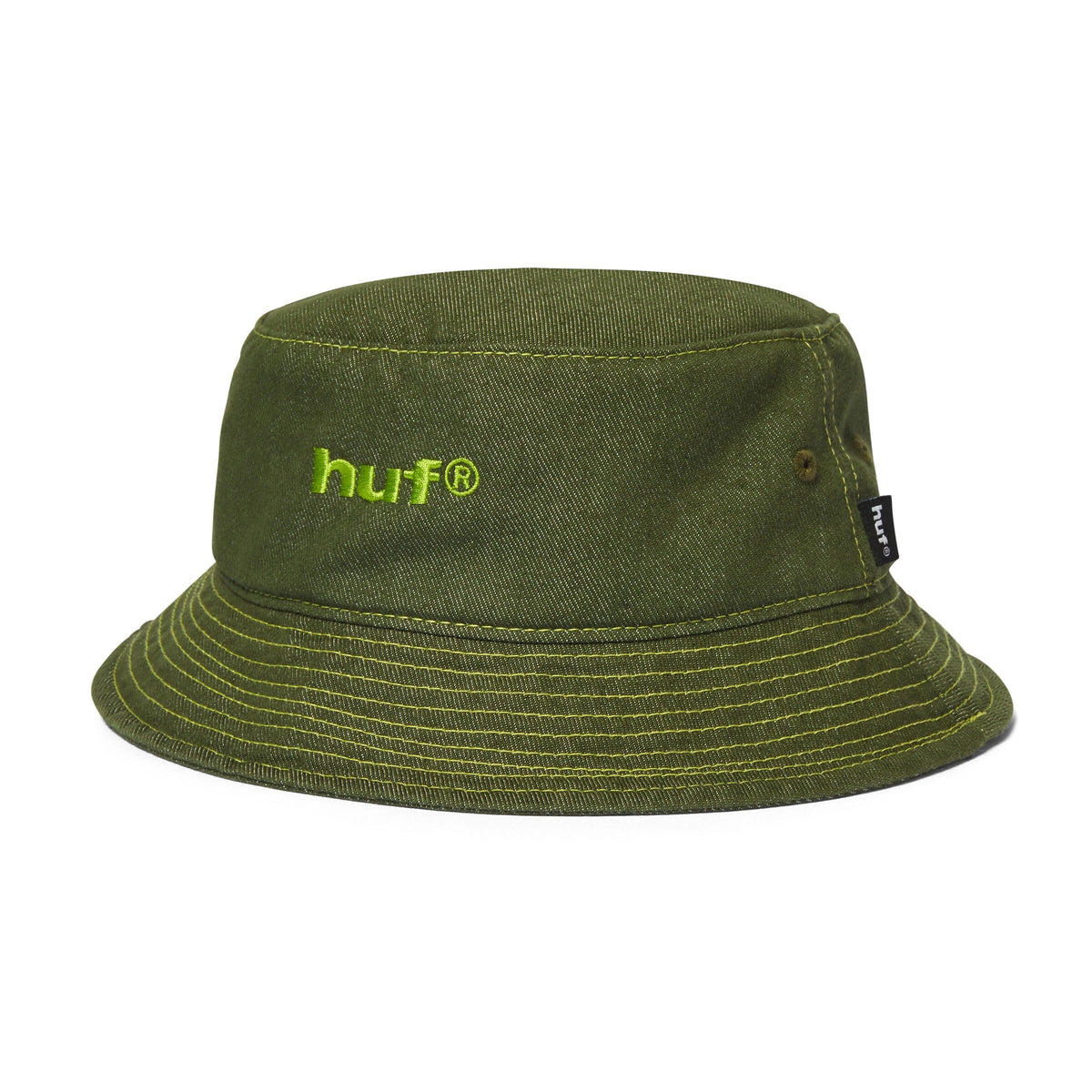 HUF Cassel Bucket Hat Green bucket hats HUF 