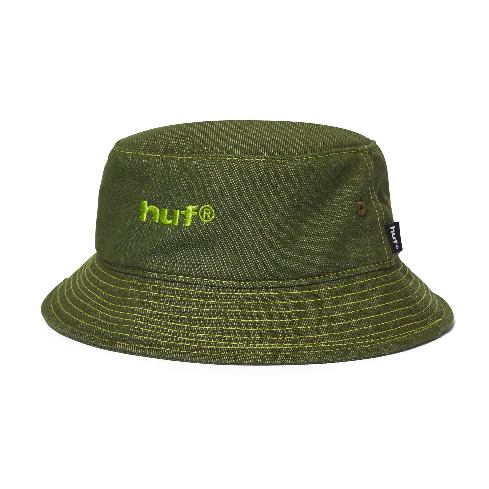 HUF Cassel Bucket Hat Green bucket hats HUF 