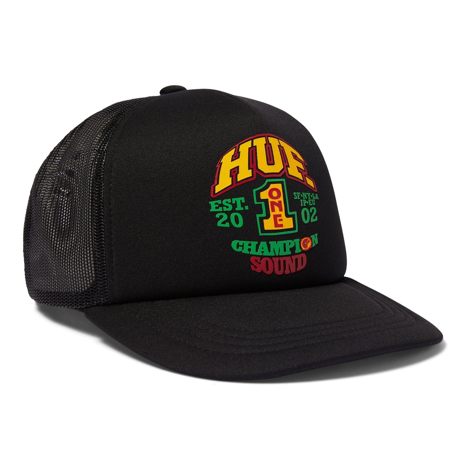 HUF Champion Sound Trucker Hat Black hats HUF 