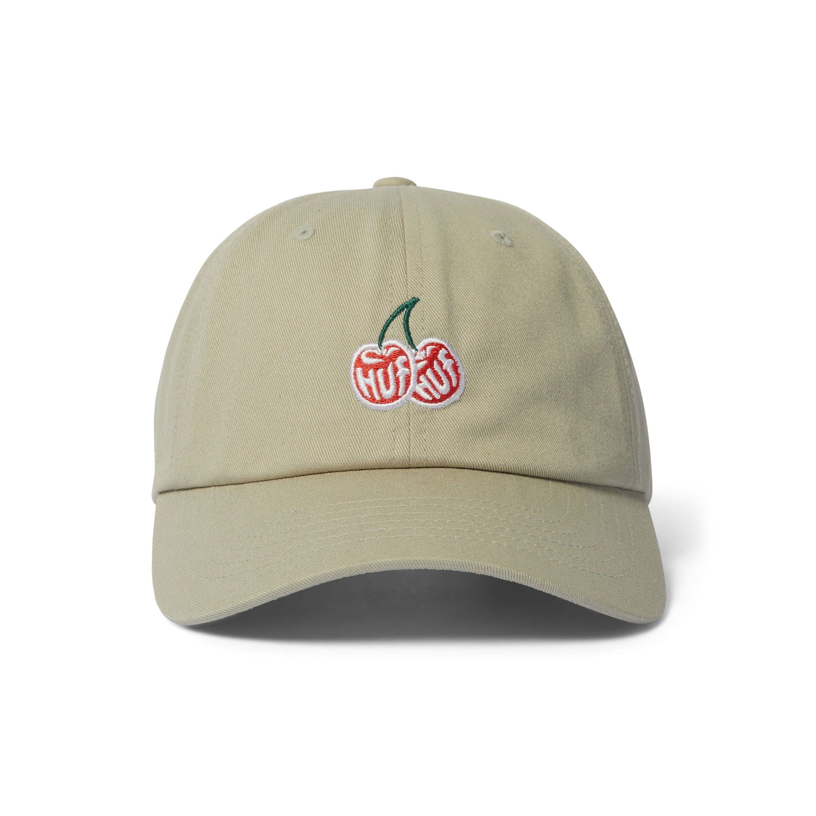 HUF Cherries 6 Panel Hat Khaki hats HUF 