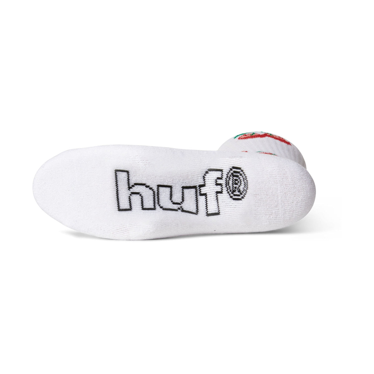 HUF Cherry Bomb Crew Sock White Socks HUF 