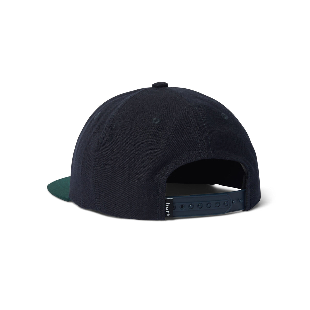 HUF Classic Arch Snapback Hat Navy/Green hats HUF 