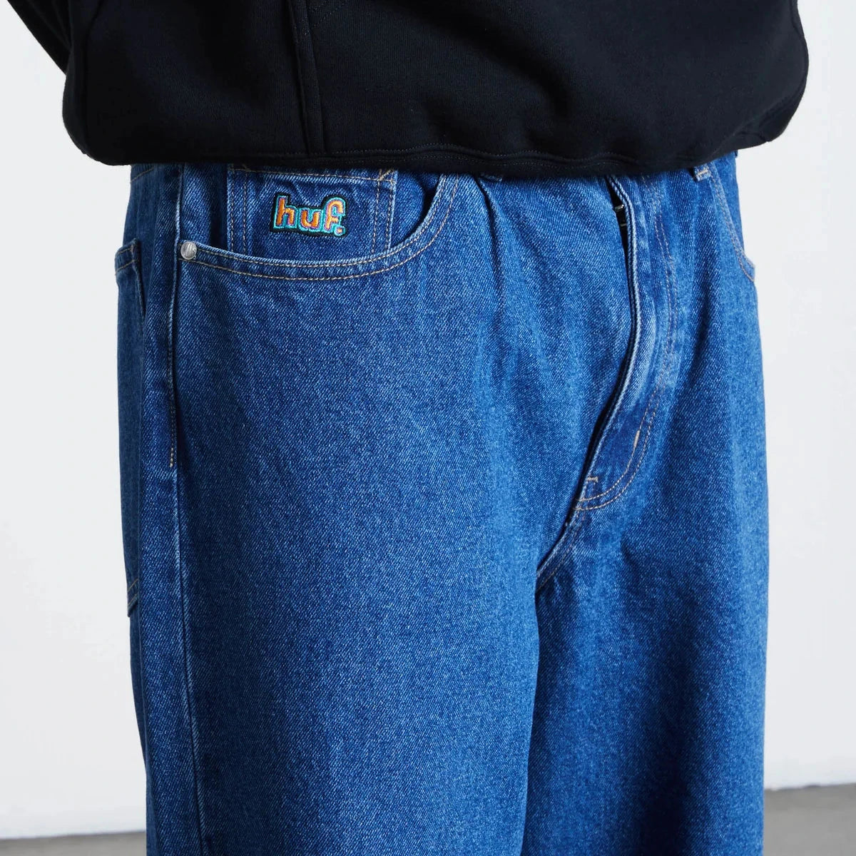 HUF Cromer Denim Pant Stone Washed Indigo Fall 26 pants HUF 