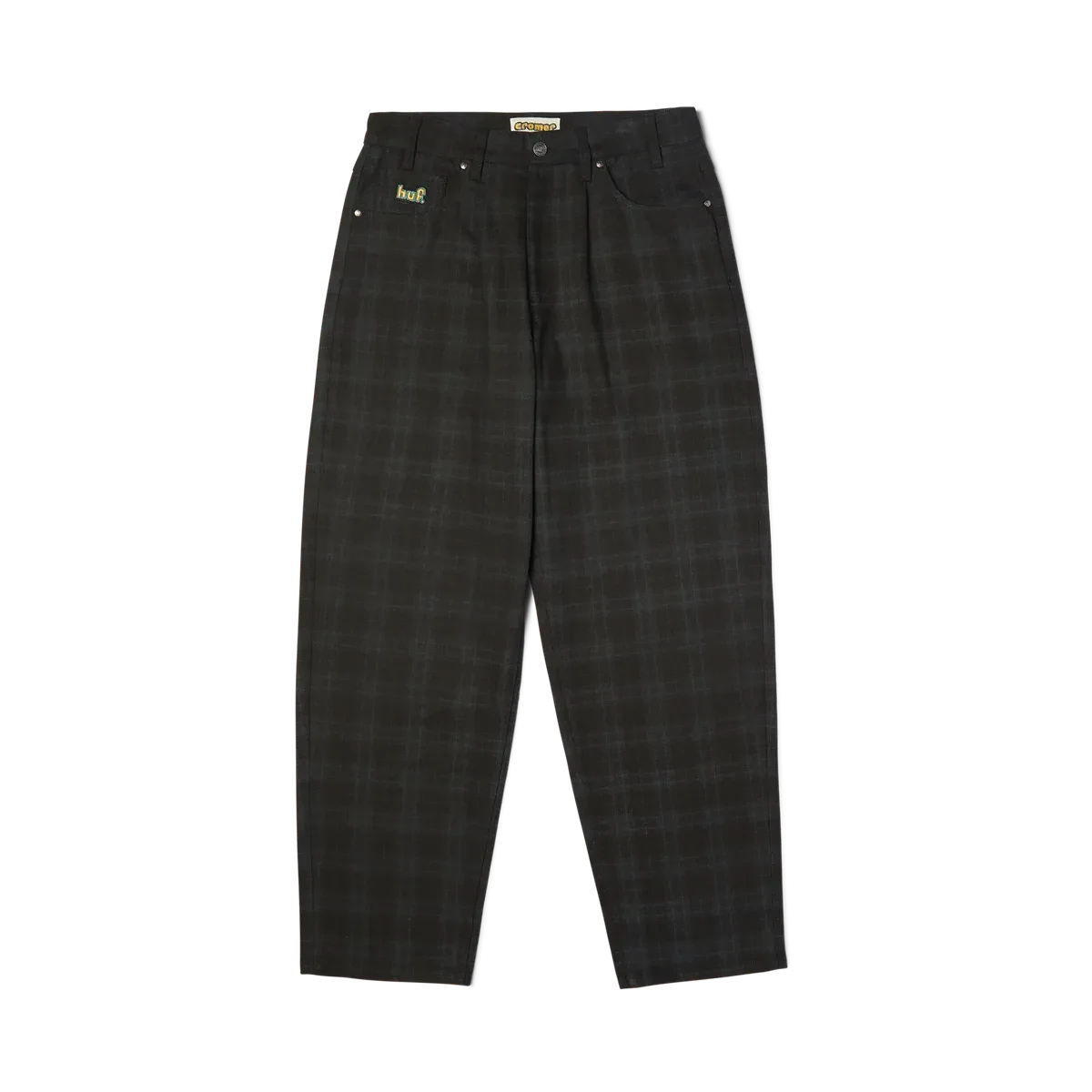 HUF Cromer Plaid Pant Black pants HUF 