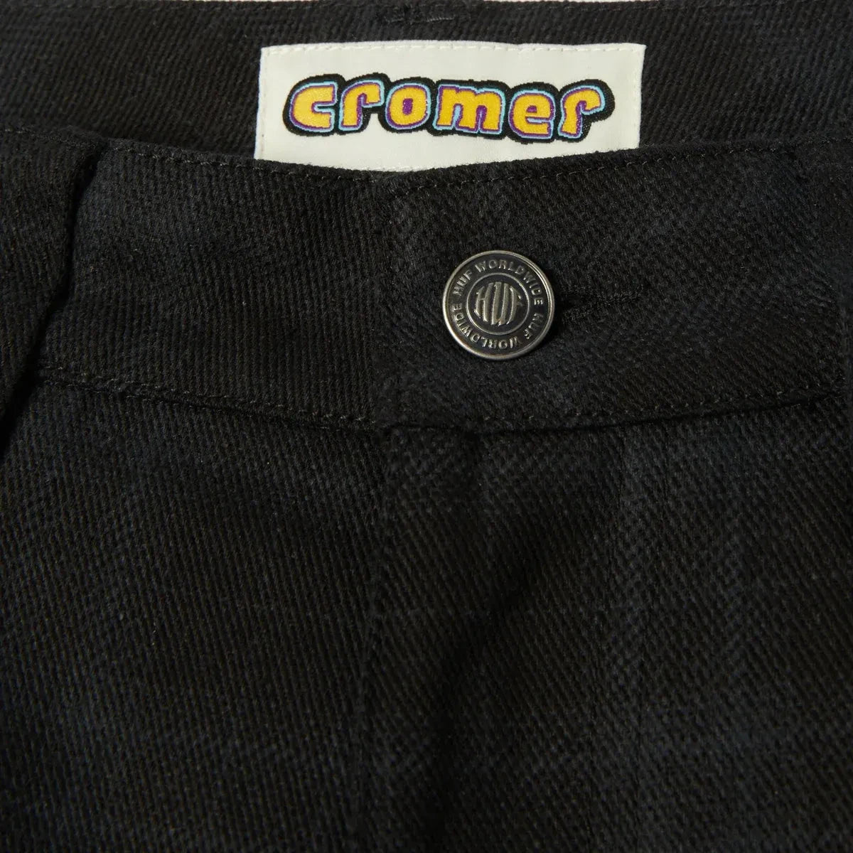 HUF Cromer Plaid Pant Black pants HUF 