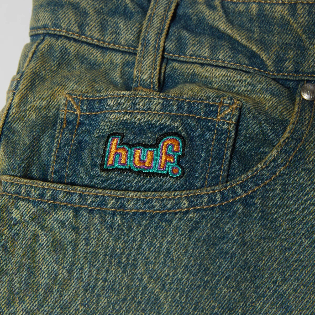 HUF Cromer Washed Pant Indigo Earth pants HUF 