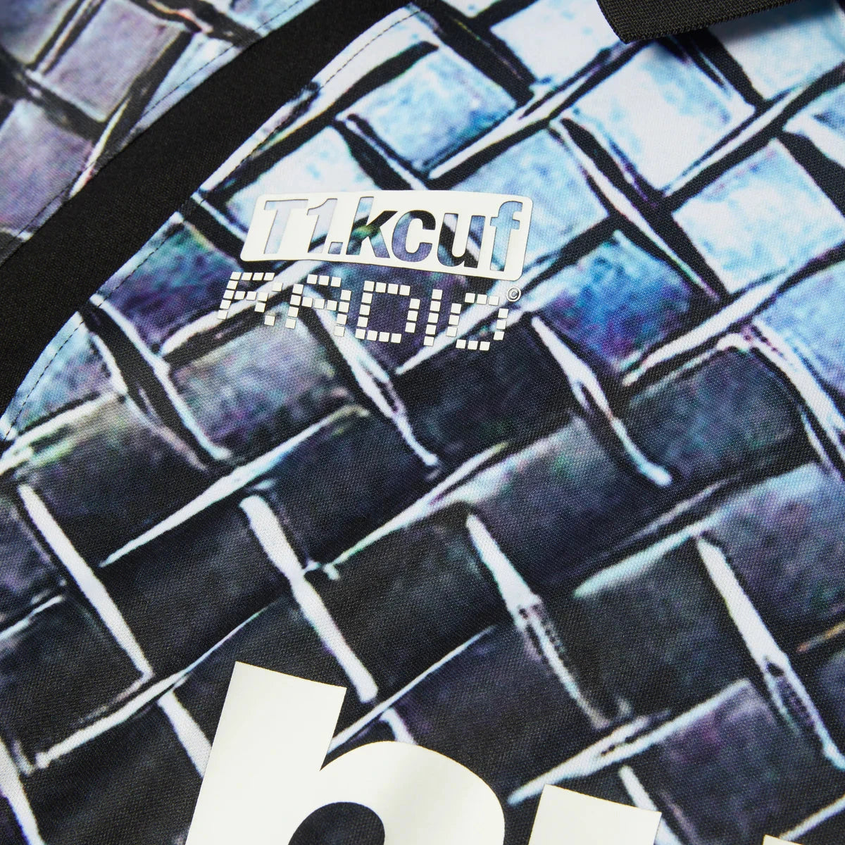 HUF Diamond Plate FC Soccer Jersey Black shirts HUF 