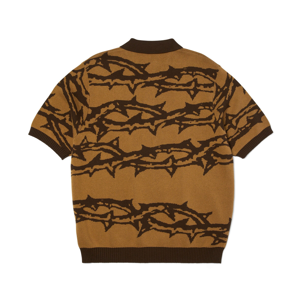 HUF Fantasies Knit Top Brown shirts HUF 