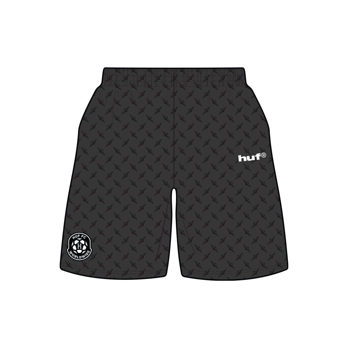 HUF FC Easy Short Black Shorts HUF 