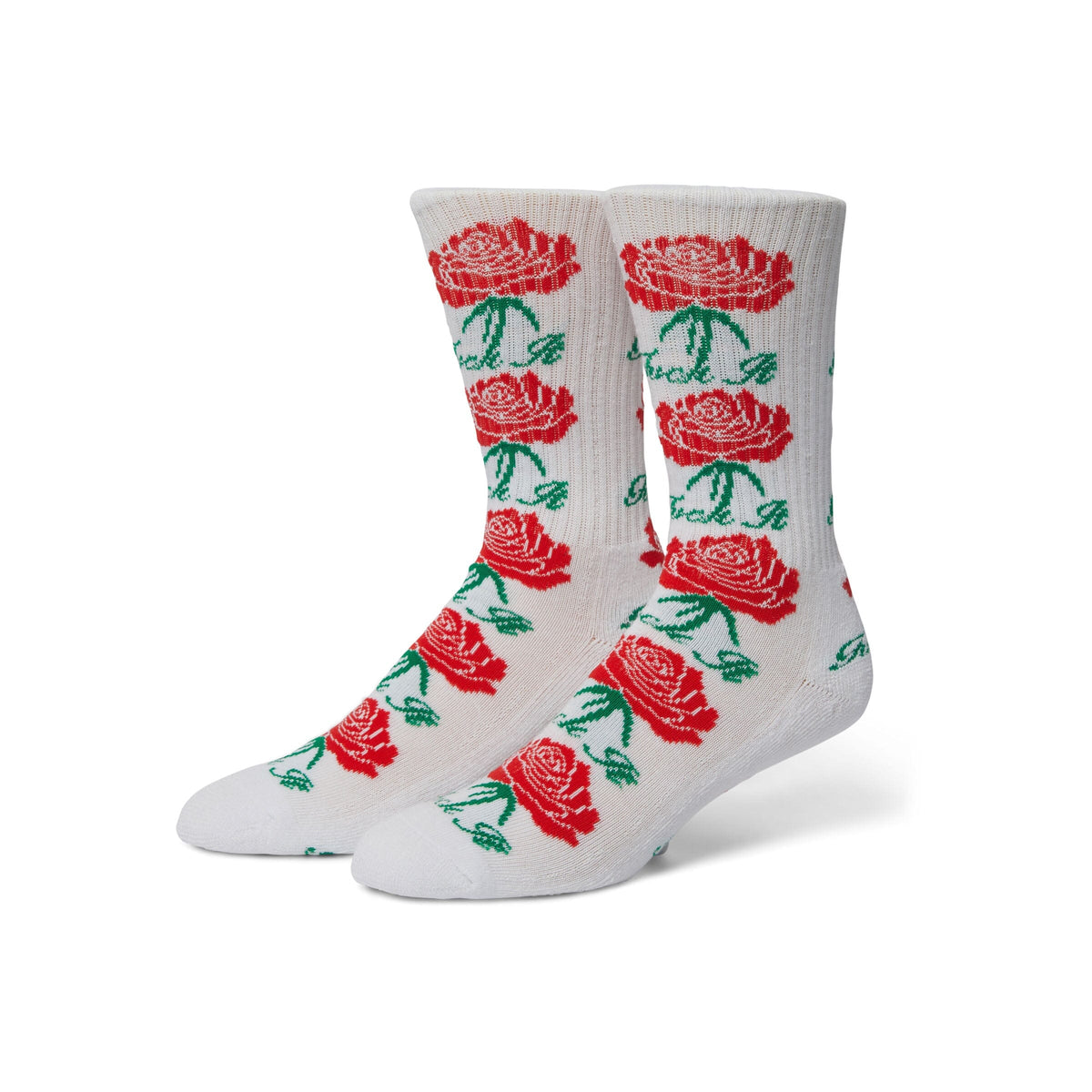 HUF Fuck It Rose Sock White socks HUF 
