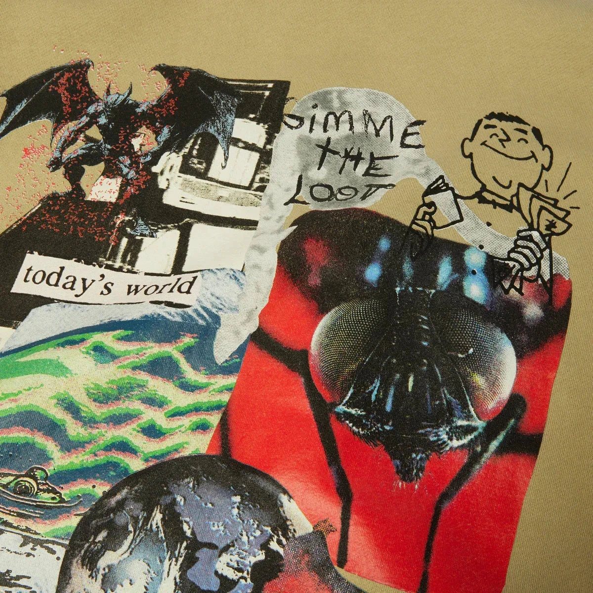 HUF Gimme the Loot Hoodie Sand hoodies HUF 