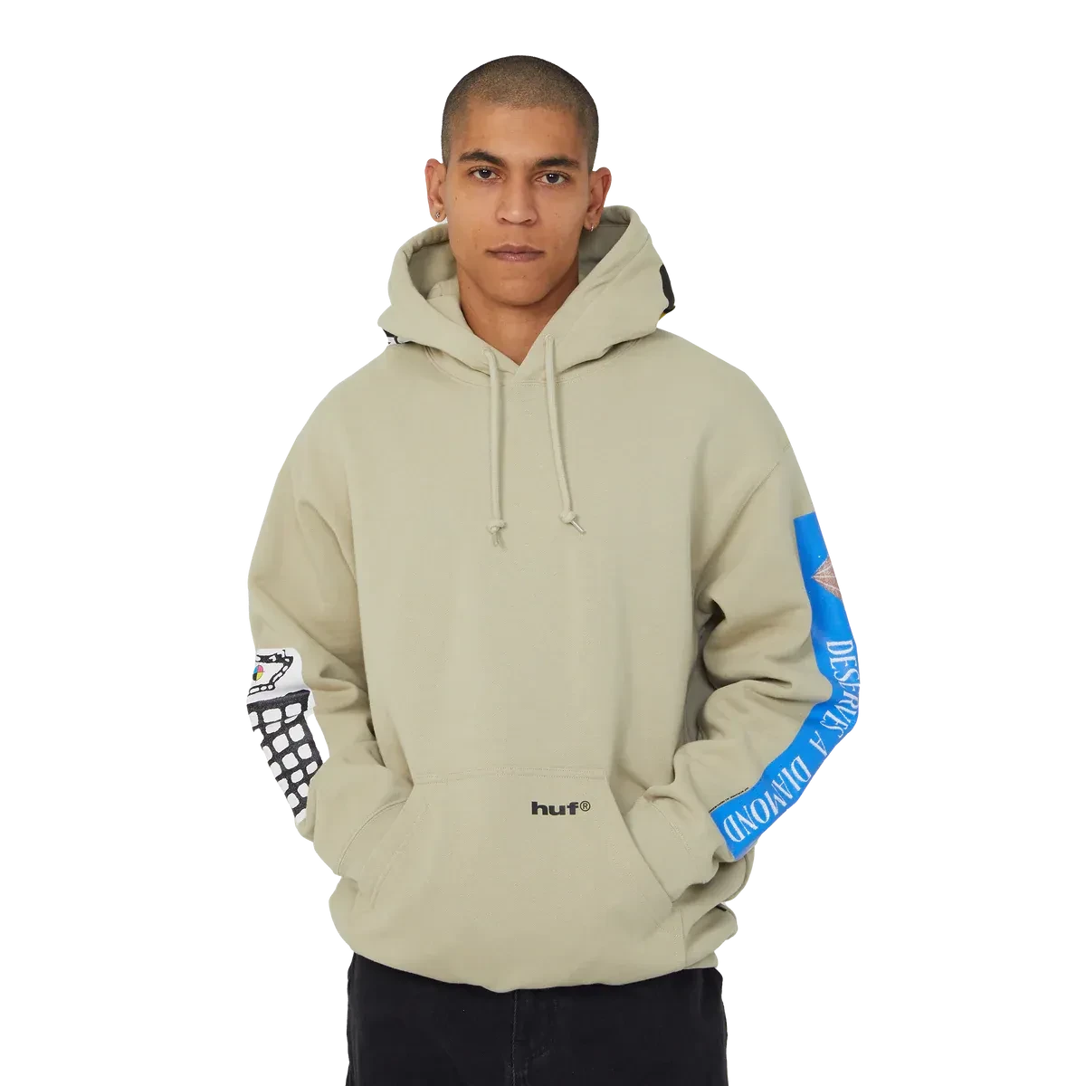 HUF Gimme the Loot Hoodie Sand hoodies HUF 