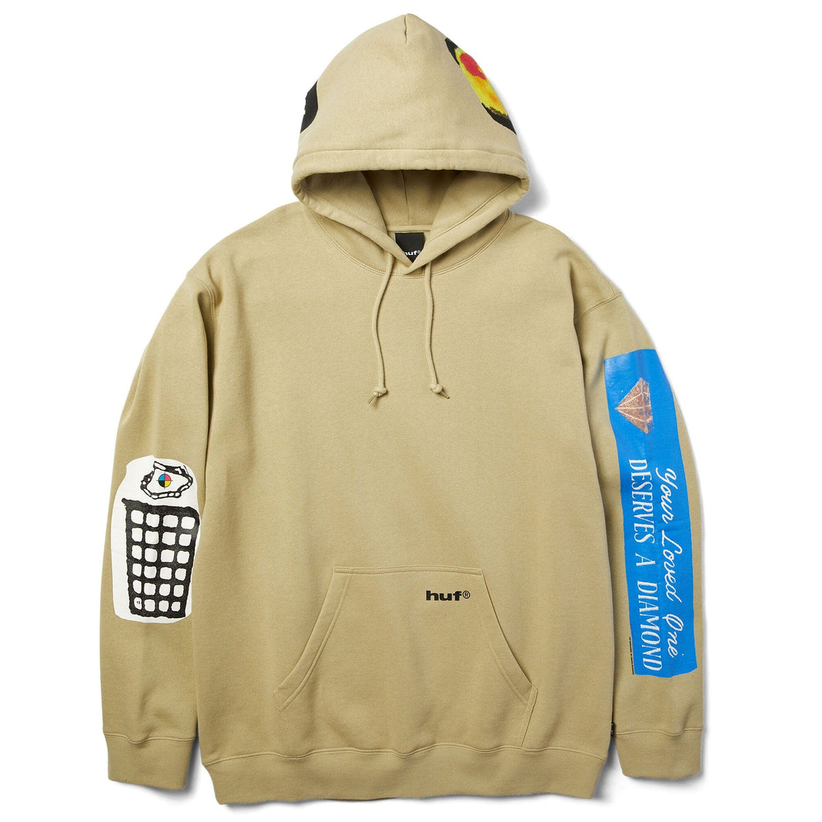 HUF Gimme the Loot Hoodie Sand hoodies HUF 