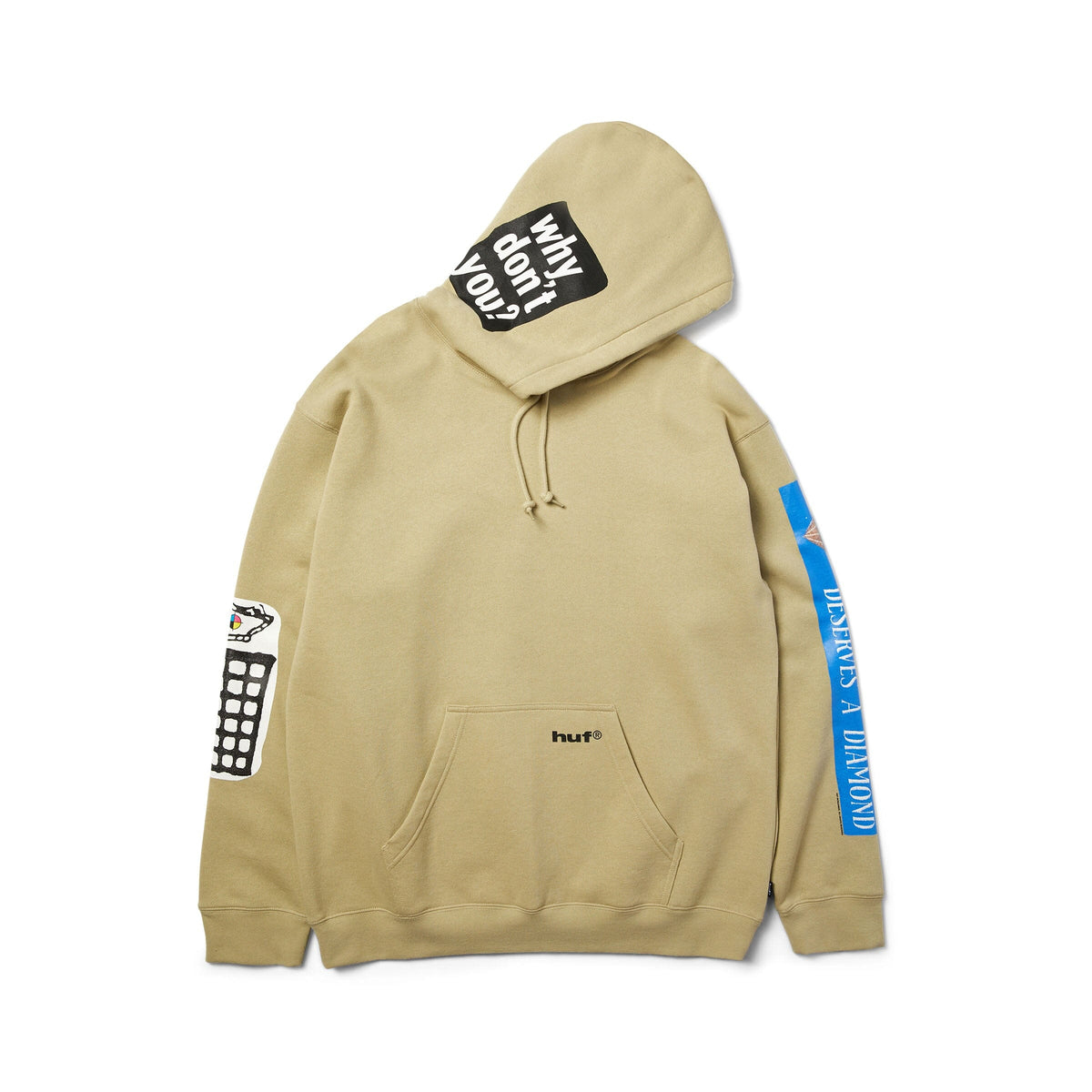 HUF Gimme the Loot Hoodie Sand hoodies HUF 