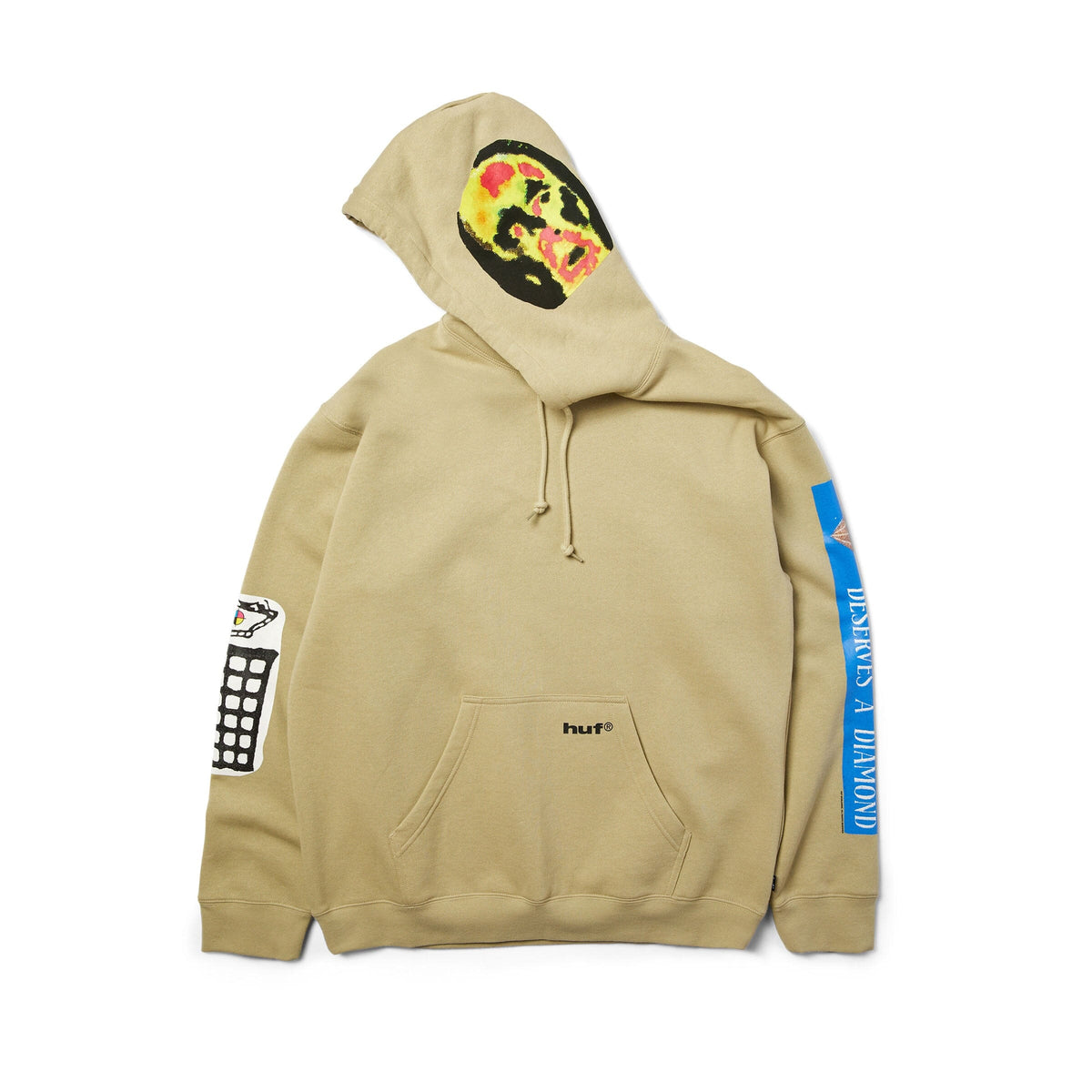 HUF Gimme the Loot Hoodie Sand hoodies HUF 