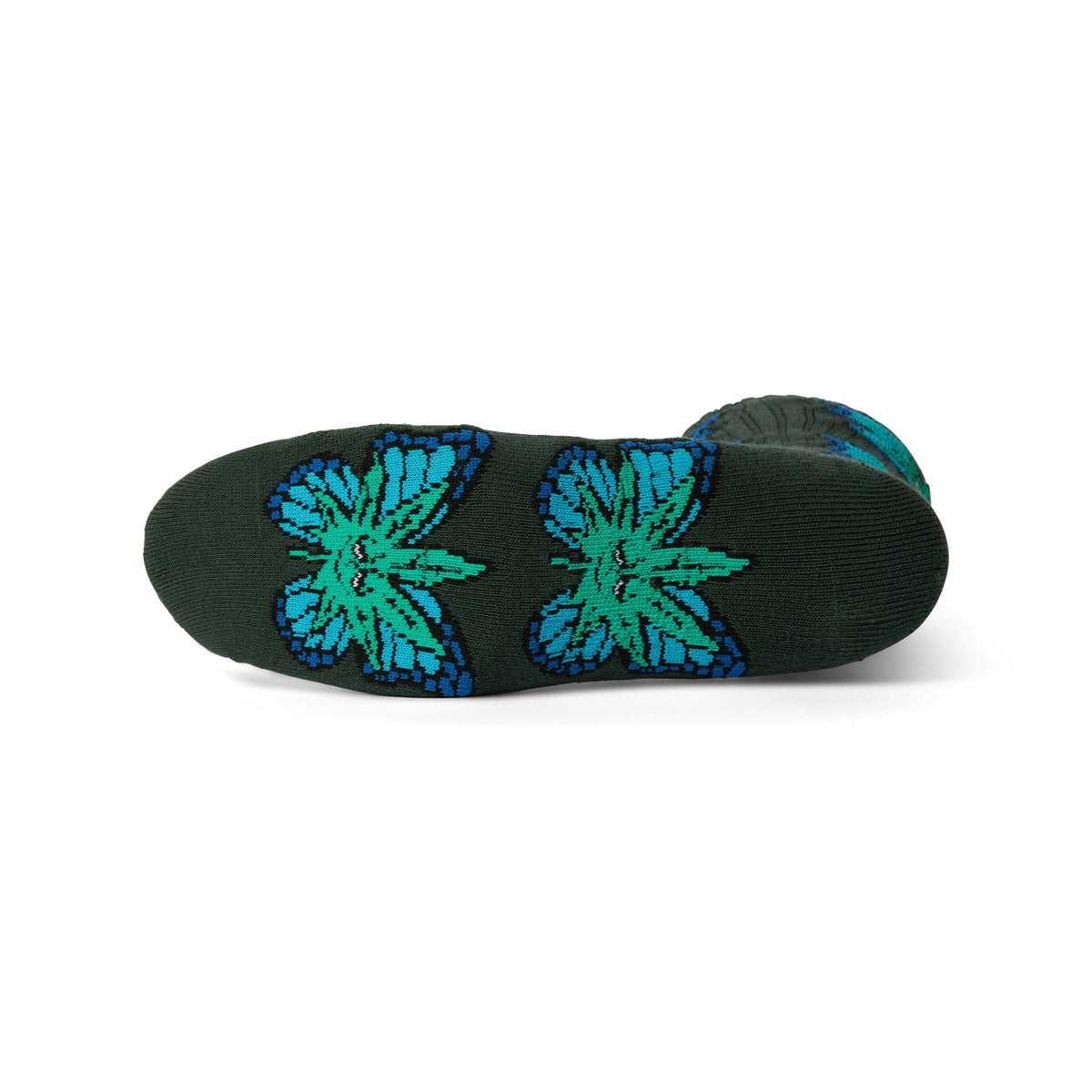 HUF Green Budderfly Sock Forest Green Socks HUF 