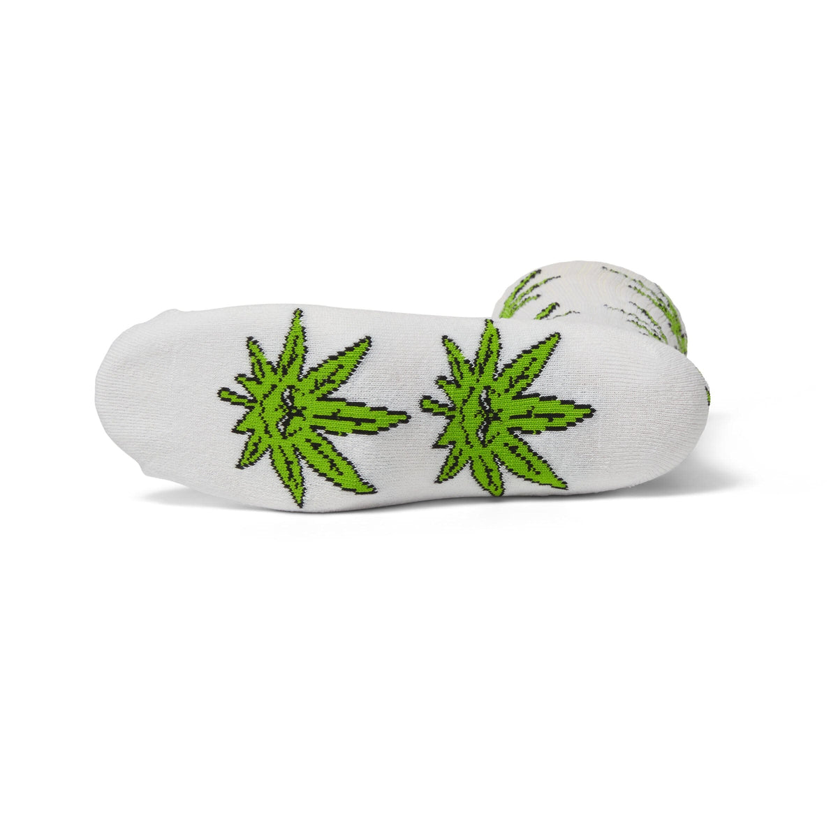 HUF Green Buddy Crew Sock White Socks HUF 