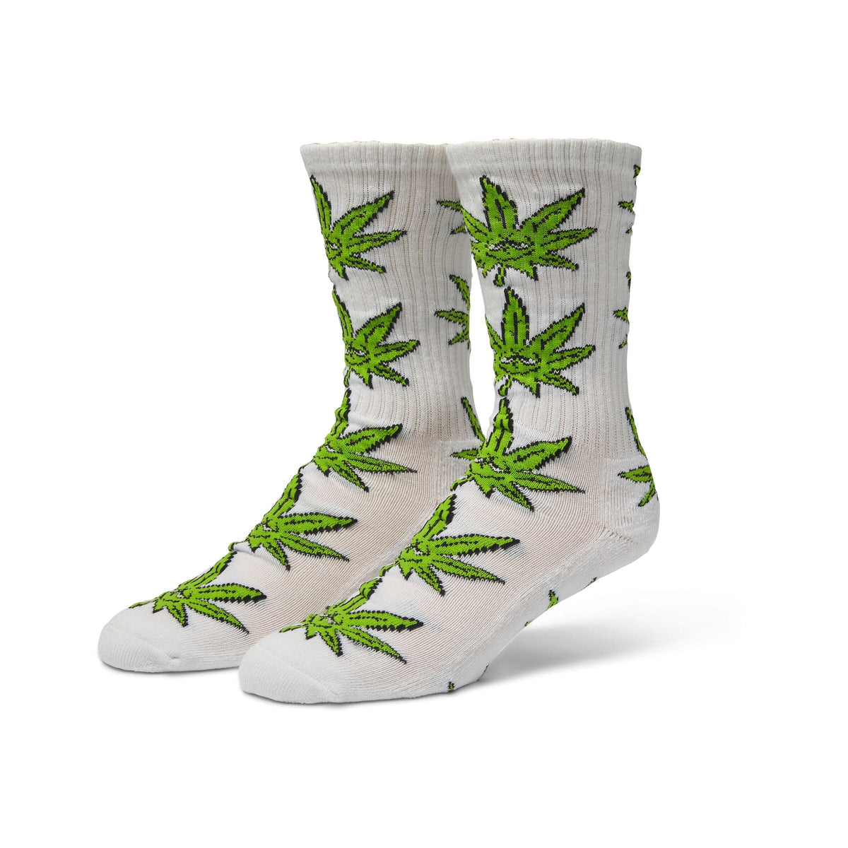 HUF Green Buddy Crew Sock White Socks HUF 