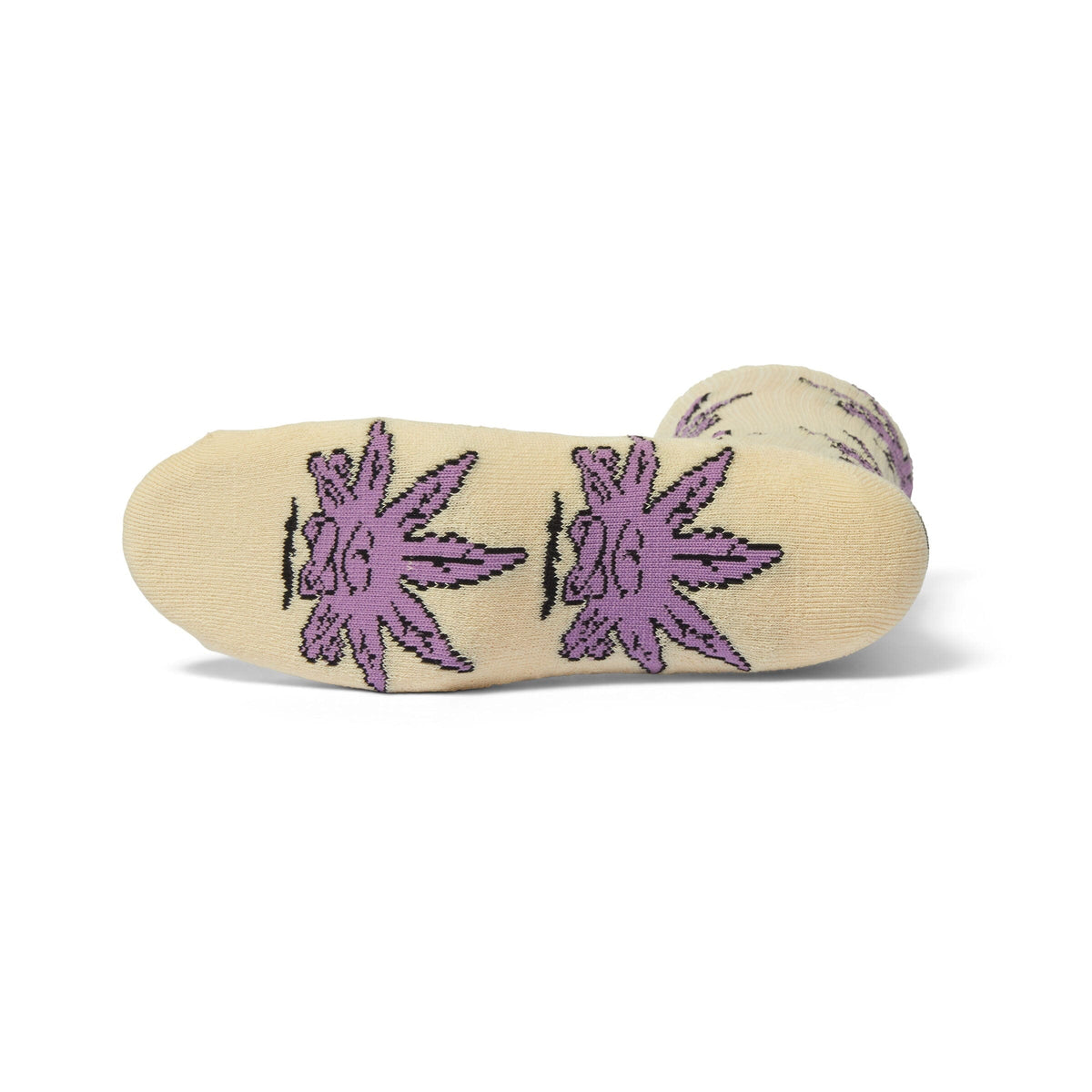 HUF Green Buddy Meditation Crew Sock Natural Socks HUF 
