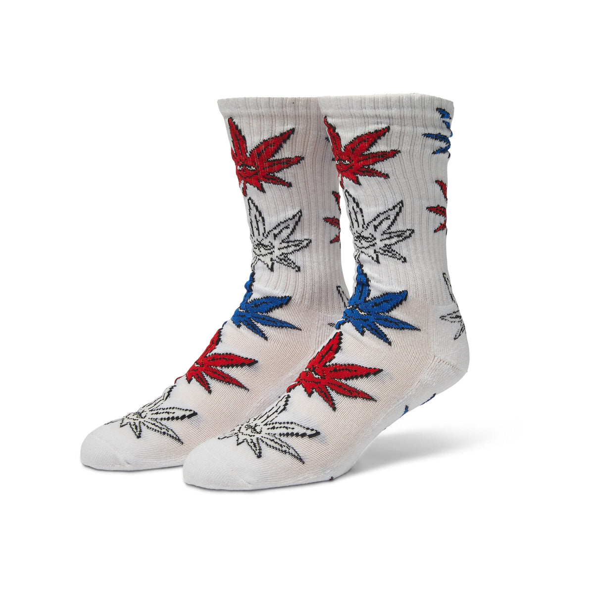 HUF Green Buddy Multi Crew Sock White Socks HUF 