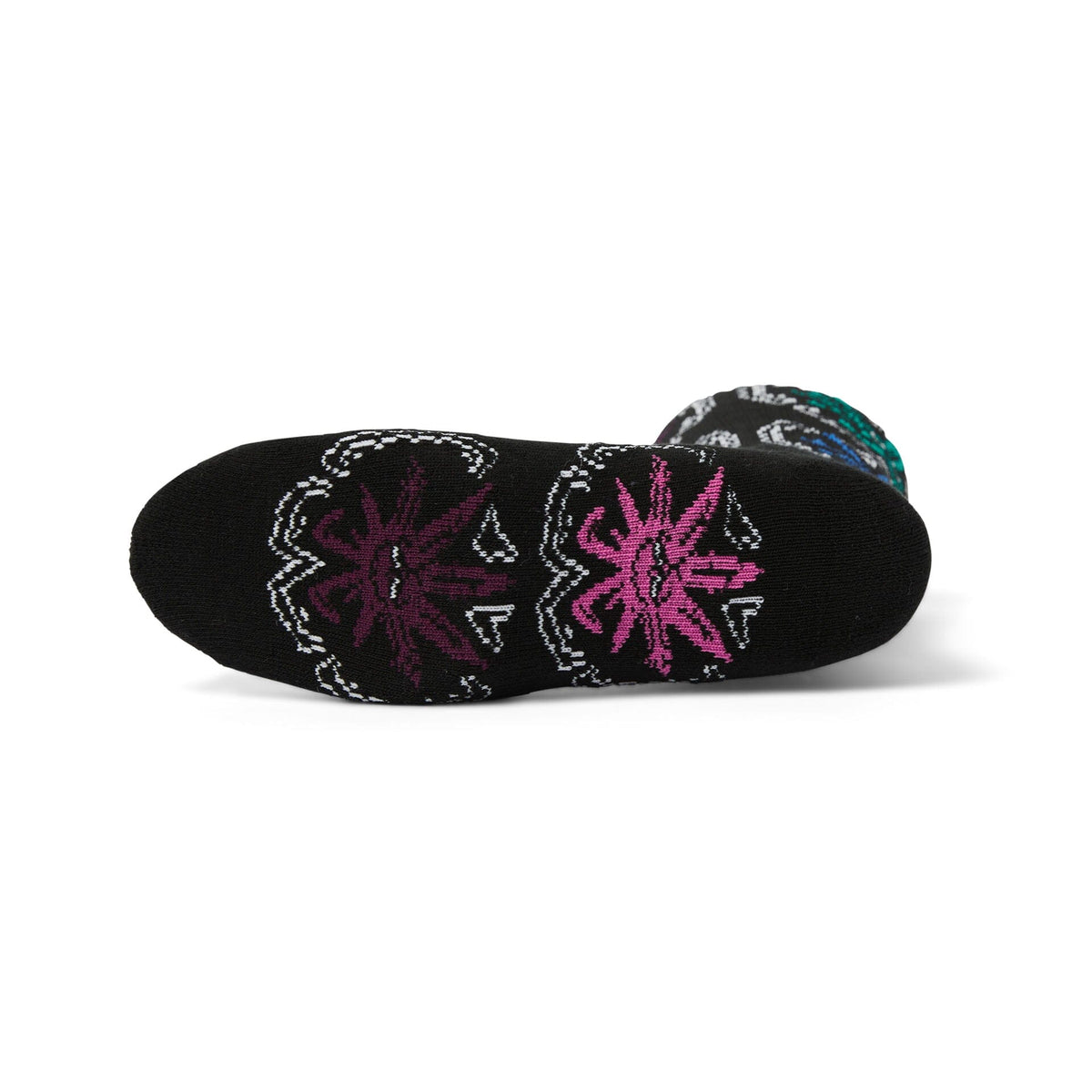 HUF Green Buddy Snow Angel Sock Black Socks HUF 