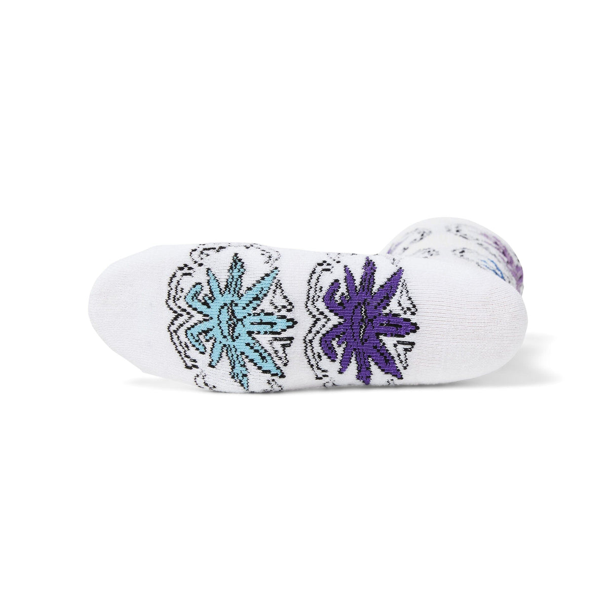 HUF Green Buddy Snow Angel Sock White Socks HUF 