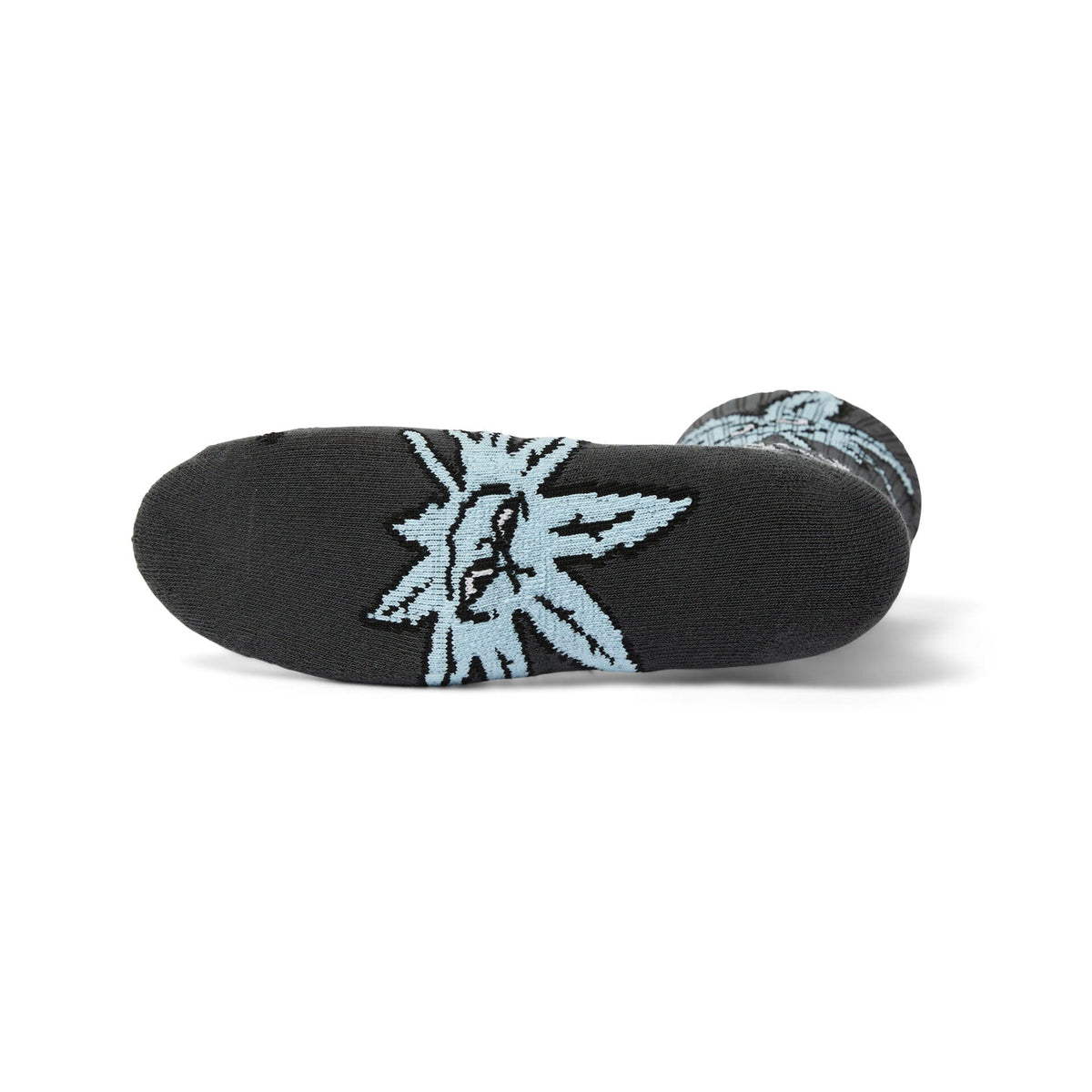 HUF Green Buddy Snowflakes Sock Black Socks HUF 