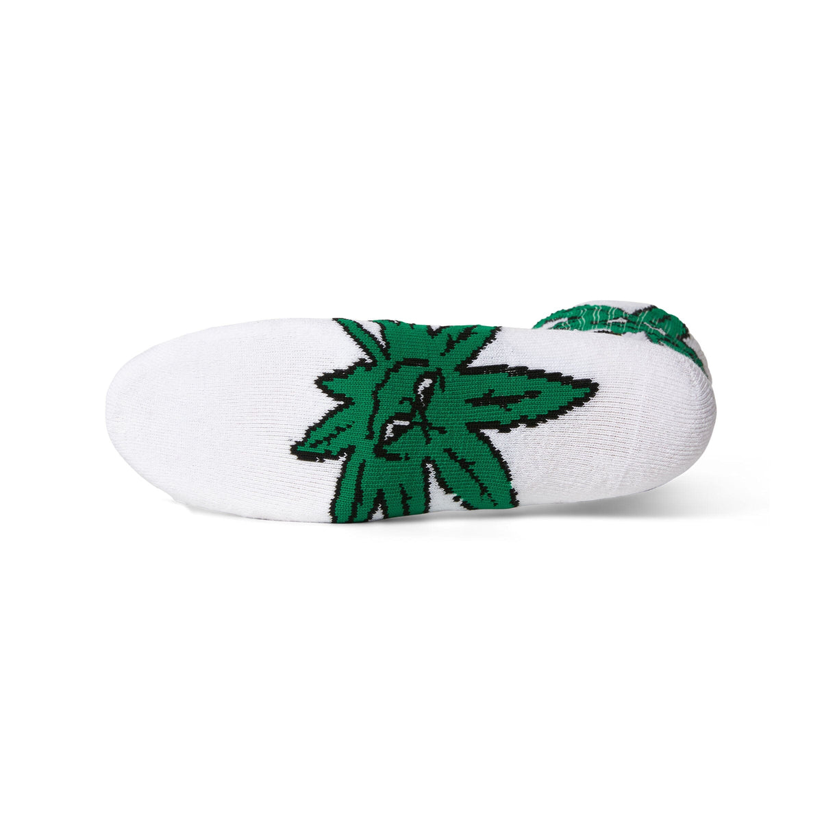 HUF Green Buddy Star Sign Sock White Socks HUF 