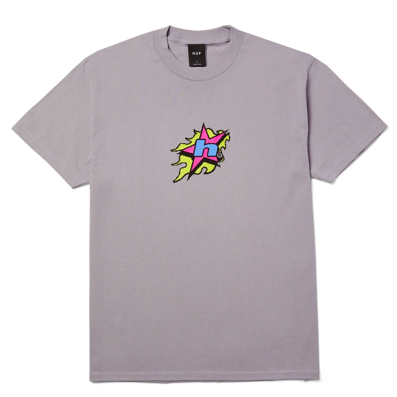 HUF H Bit Tee Dust Pruple Tees HUF 