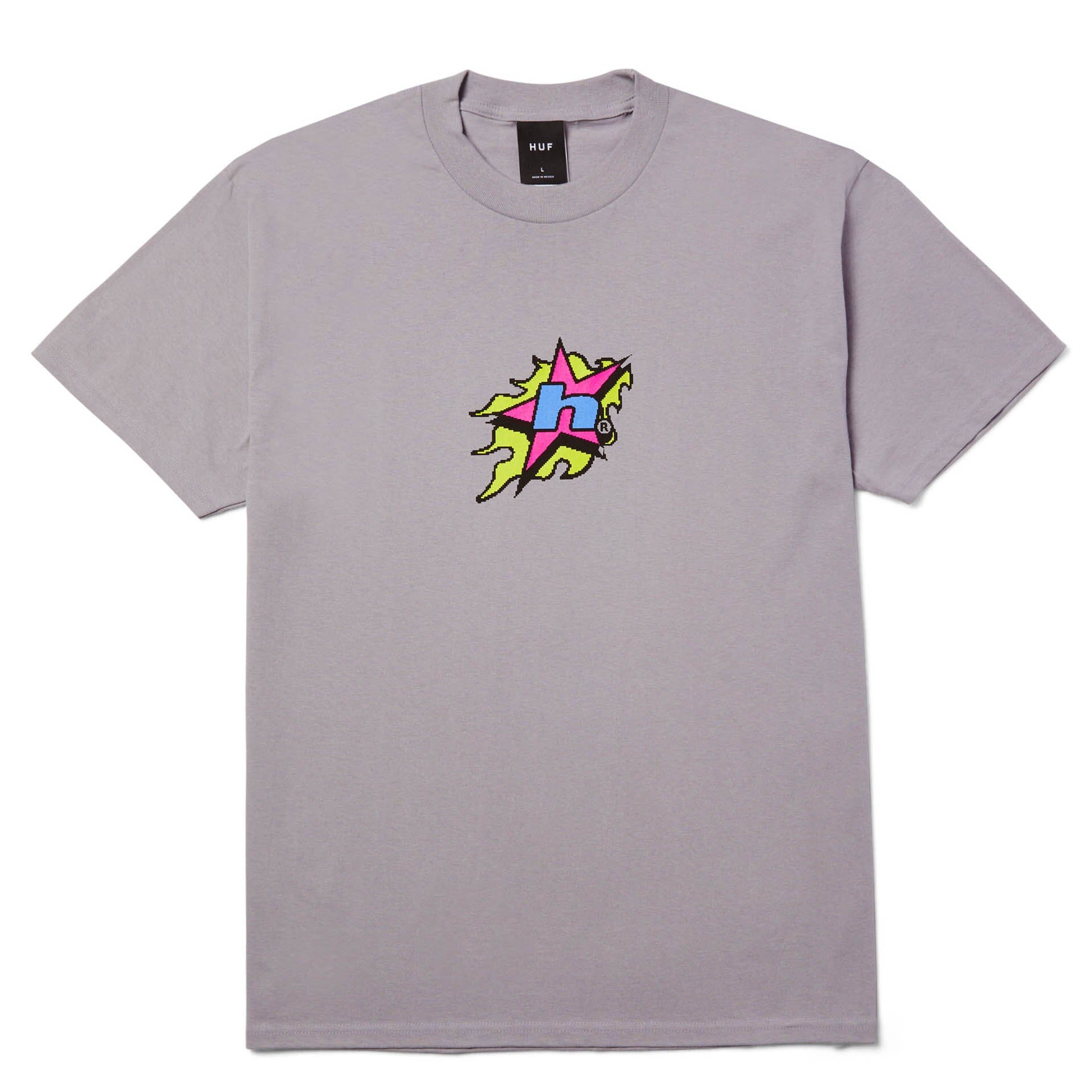 HUF H Bit Tee Dust Pruple Tees HUF 
