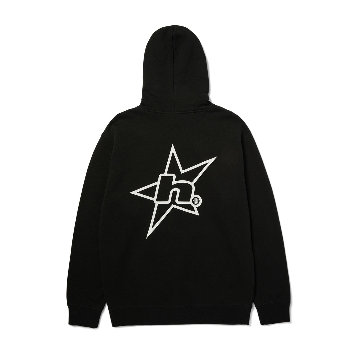 HUF H Star Logo Hoodie Black hoodies HUF 