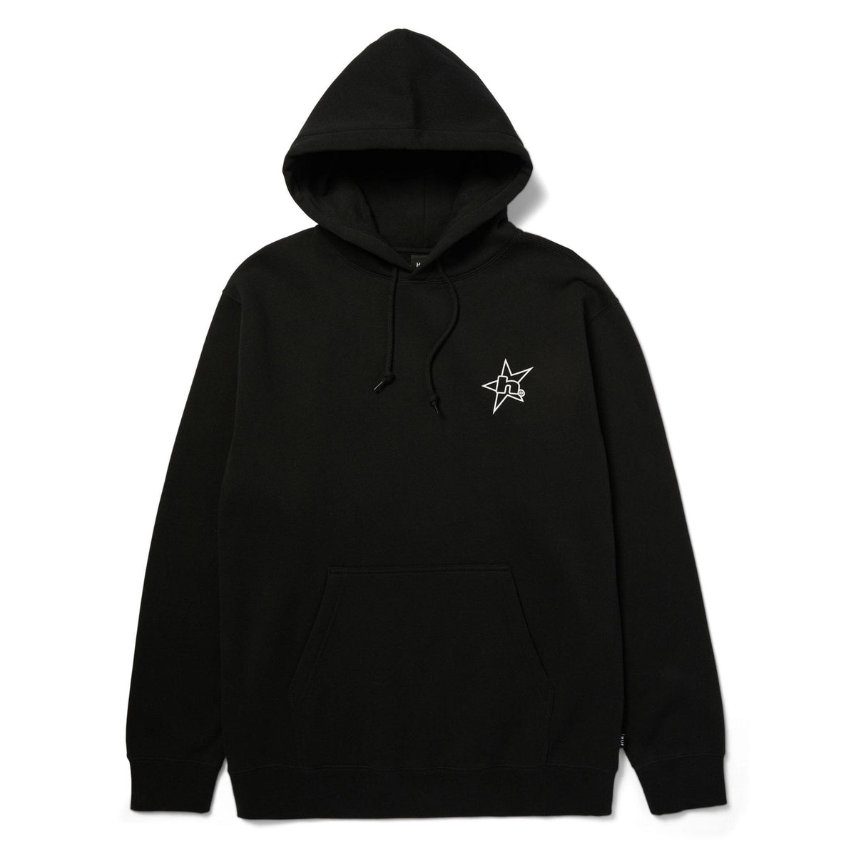 HUF H Star Logo Hoodie Black hoodies HUF 