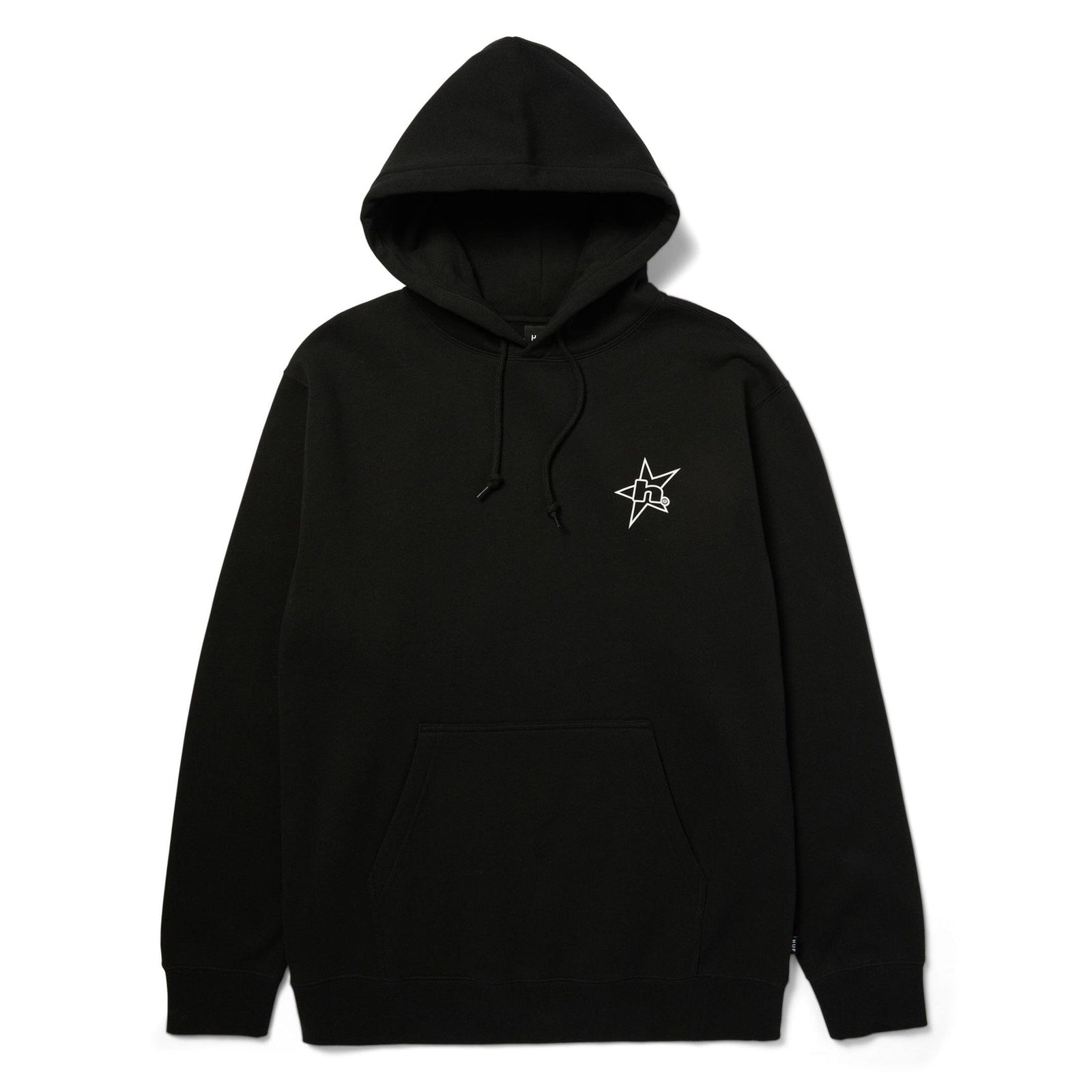 HUF H Star Logo Hoodie Black hoodies HUF 