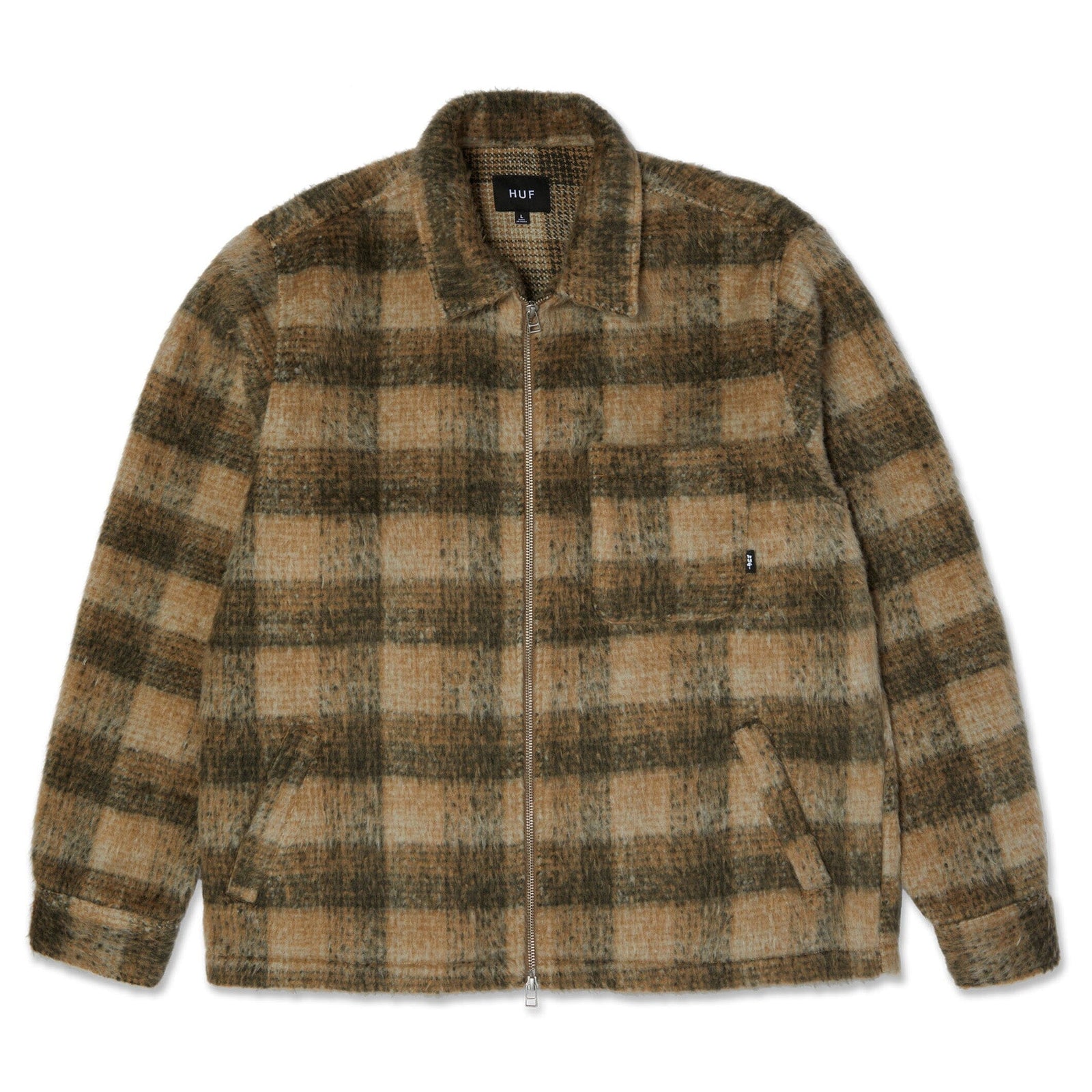 HUF Megablast Plaid Jacket Desert jackets HUF 