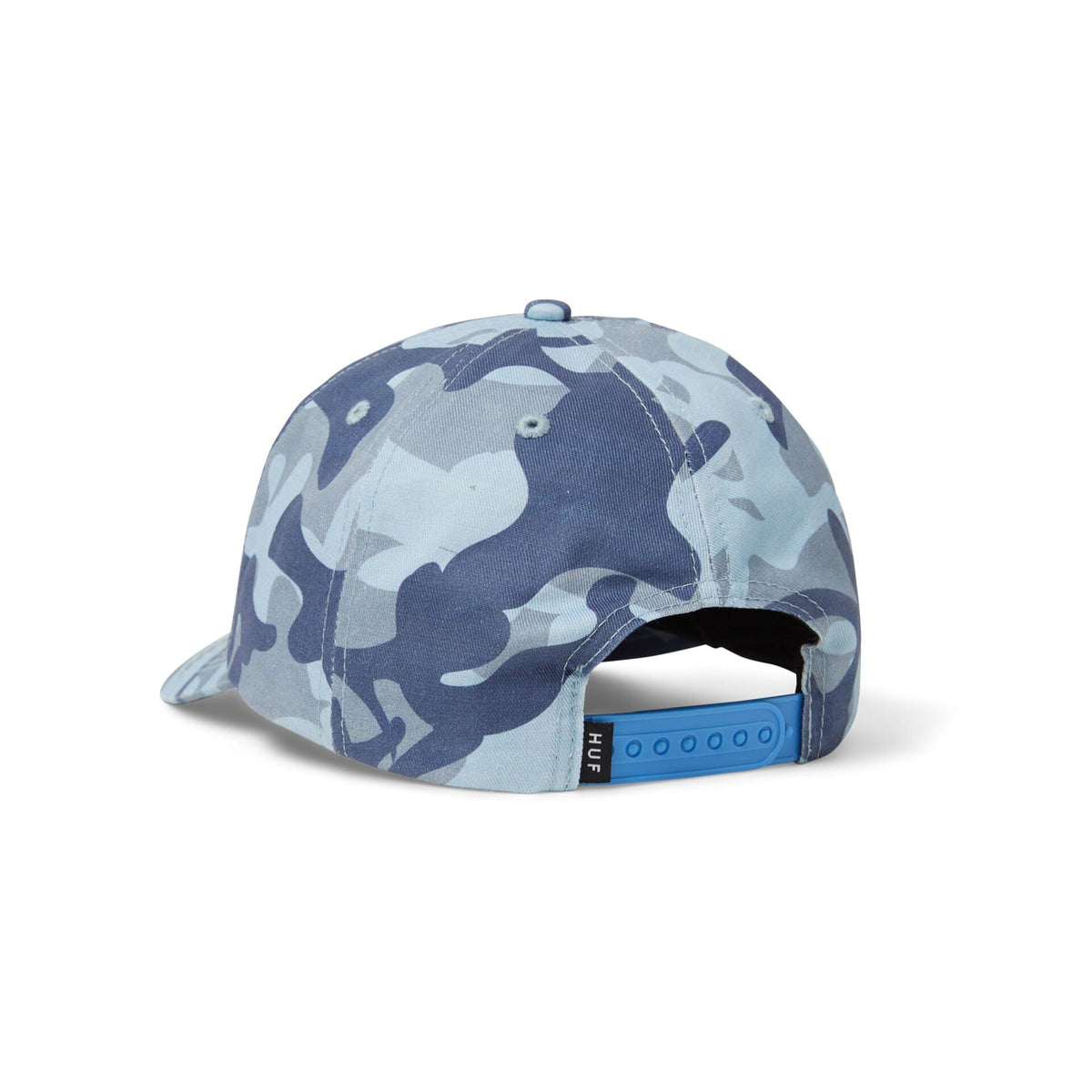HUF Noble Camo 6 Panel Snapback Hat Ice Blue Hats HUF 