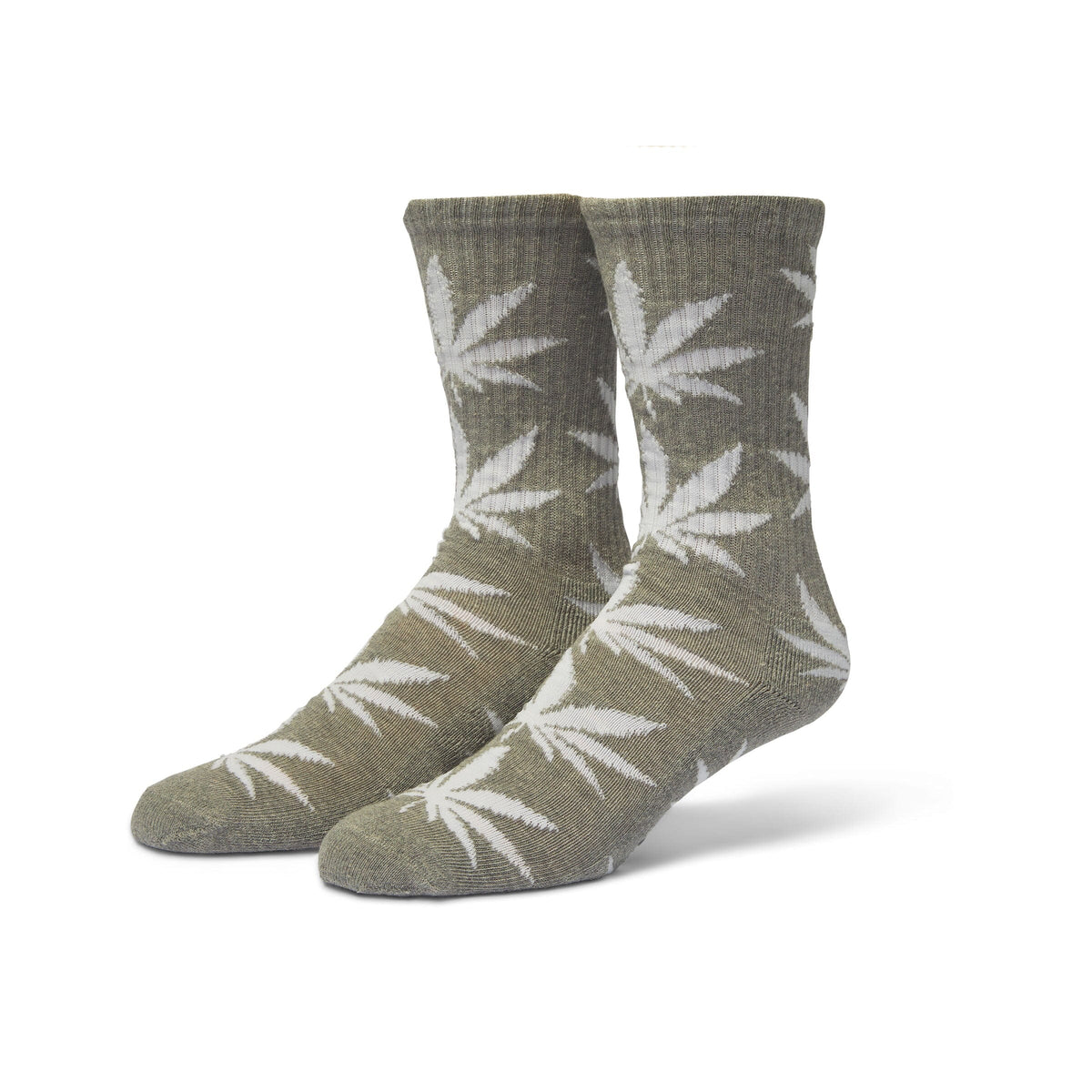 HUF Plantlife 3 Pack Crew Socks White/Black/Heather Socks HUF 