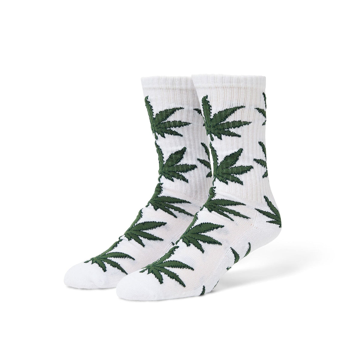 HUF Plantlife Shadow Sock White/Green Socks HUF 