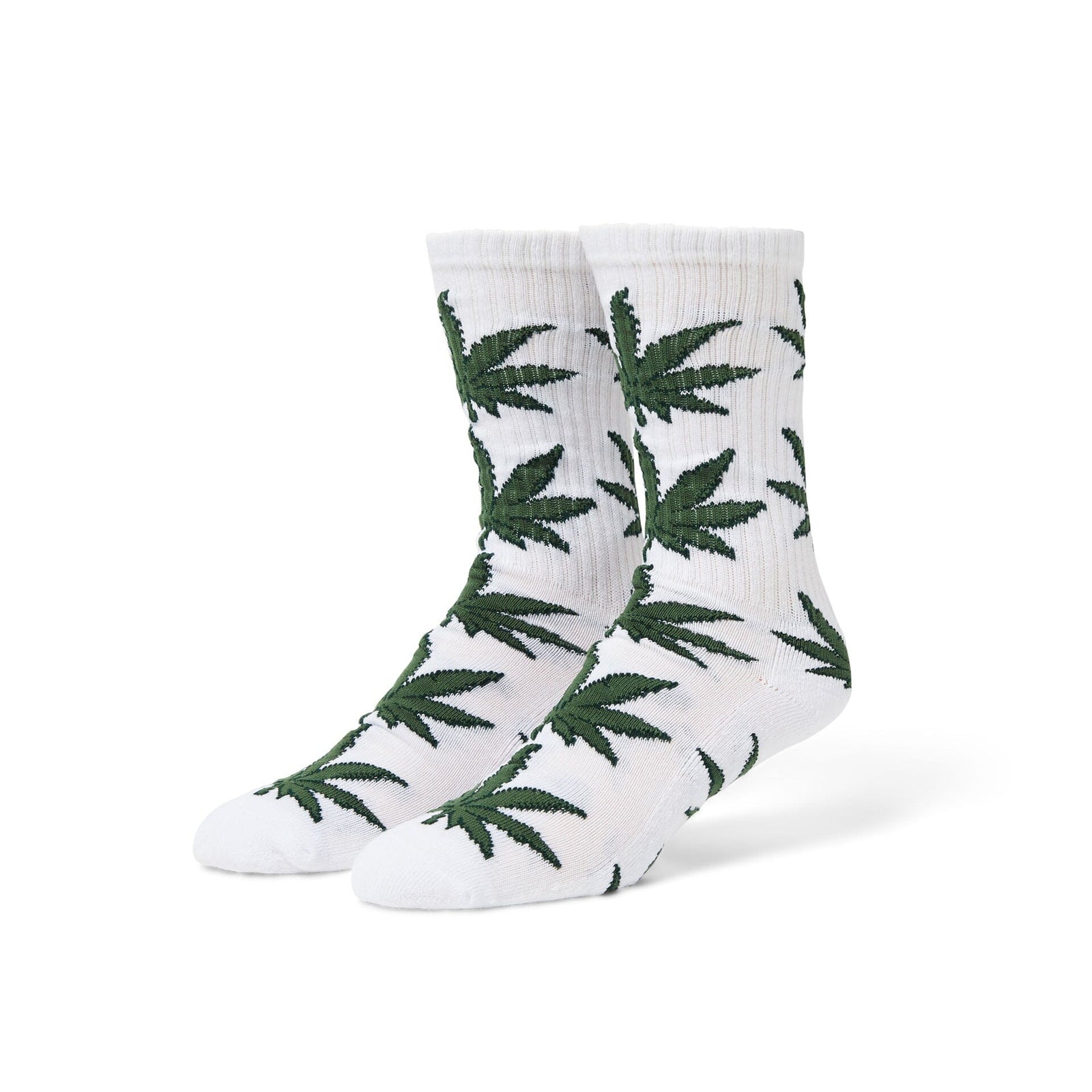 HUF Plantlife Shadow Sock White/Green Socks HUF 