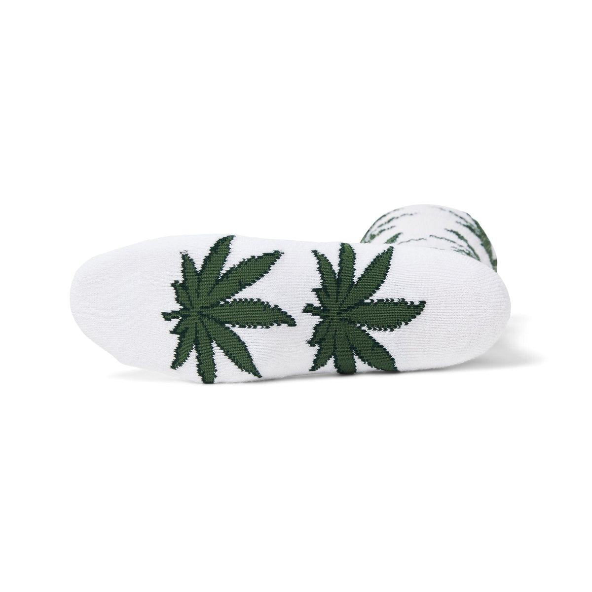 HUF Plantlife Shadow Sock White/Green Socks HUF 